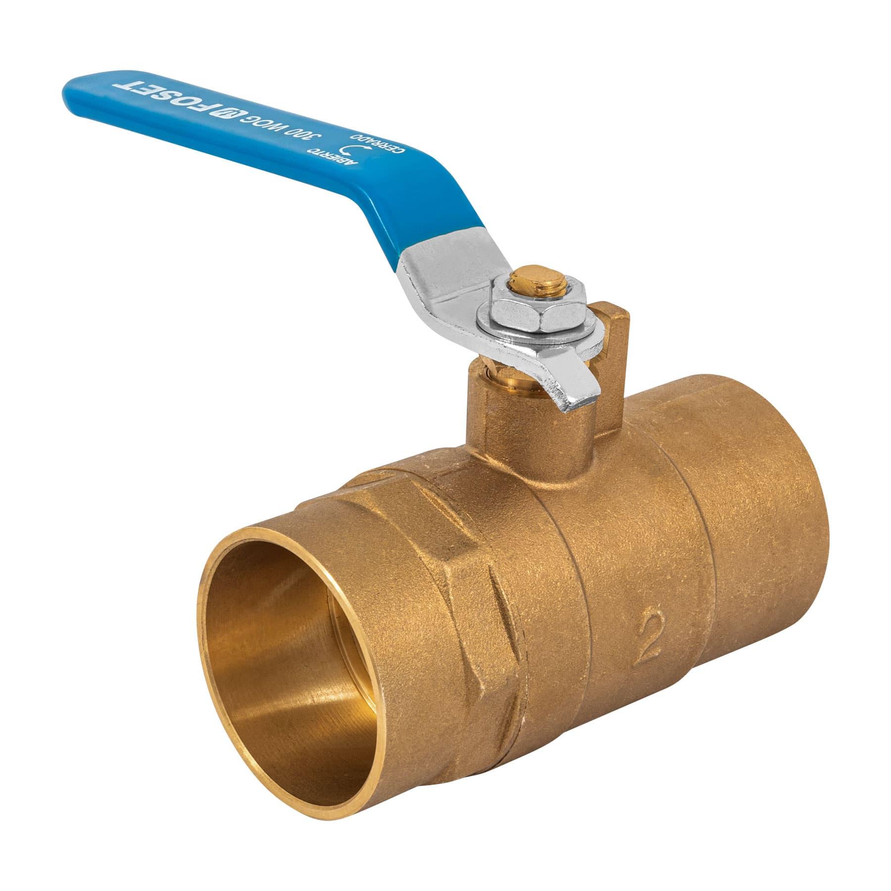 VÁLVULA DE ESFERA DE LATÓN, SOLDABLE 2', FOSET