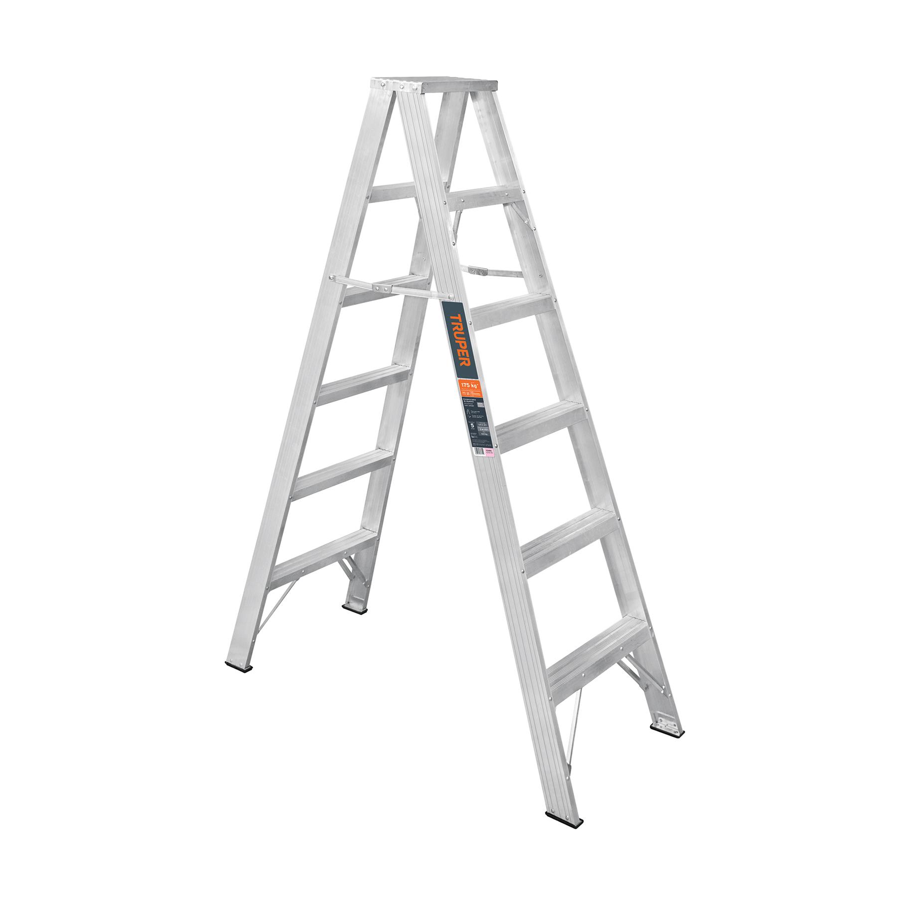 ESCALERA DE TIJERA DOBLE, TIPO LL, 5 ESCALONES, TRUPER