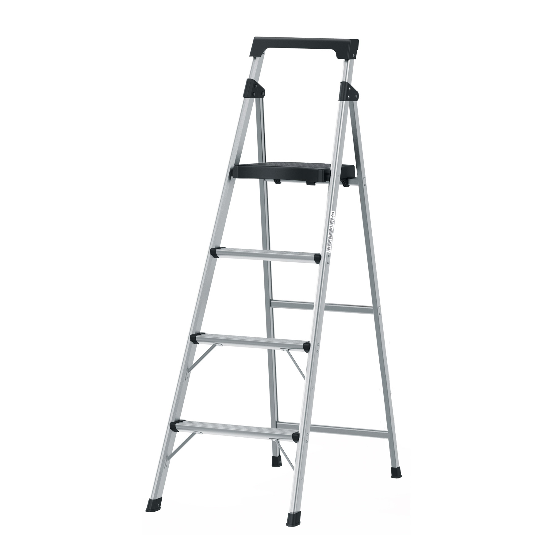 ESCALERA TUBULAR PLEGABLE, 4 PELDAÑOS, ALUMINIO, TRUPER