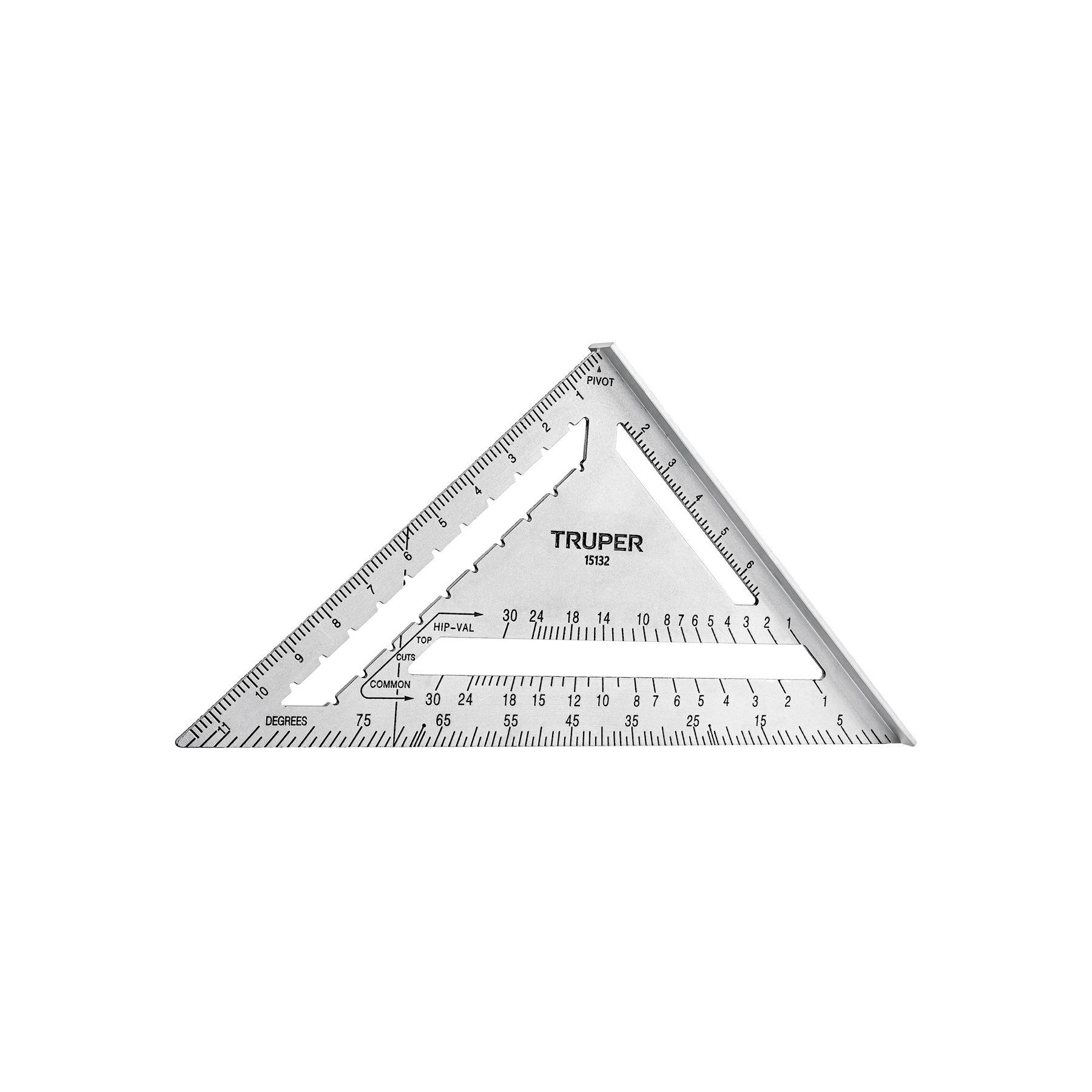 ESCUADRA 12' DE ALUMINIO PARA MUROS DE YESO, TRUPER