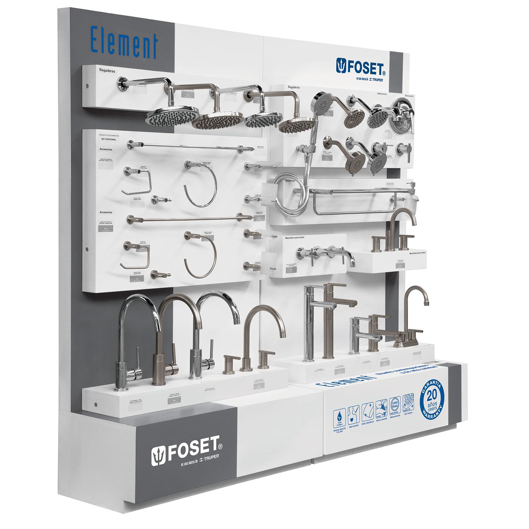 EXHIBIDOR DE PISO FOSET ELEMENT