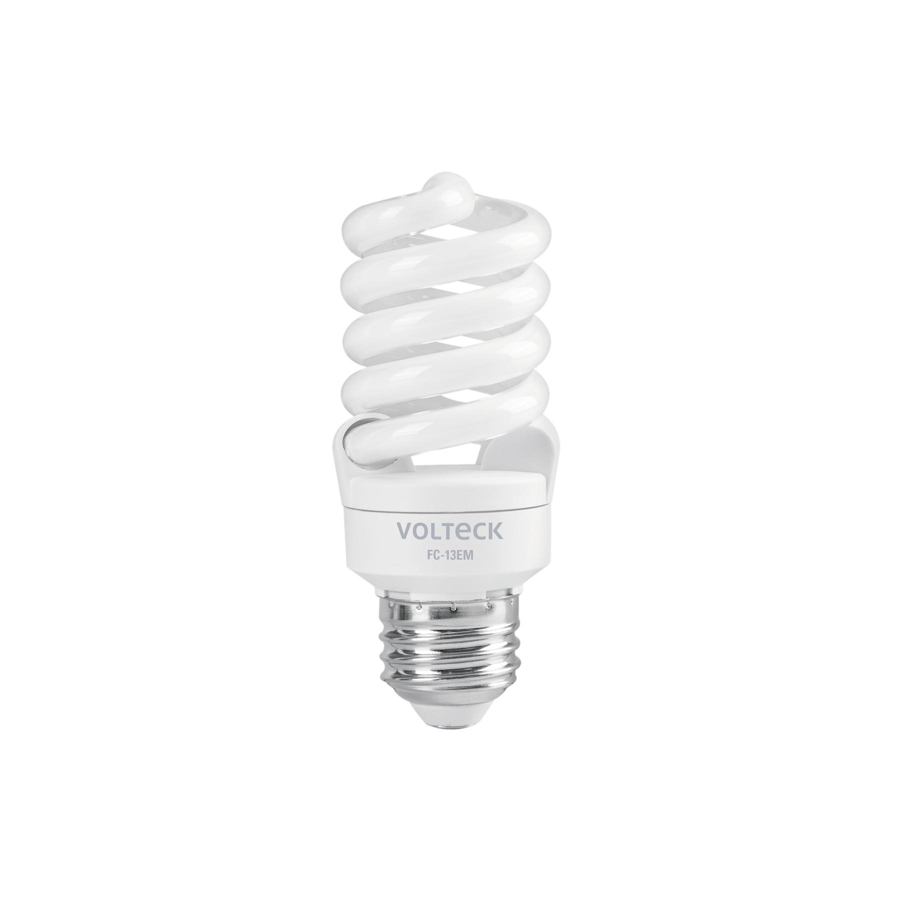 LÁMPARA ESPIRAL MINI T2 13 W LUZ DE DÍA EN BLÍSTER, VOLTECK