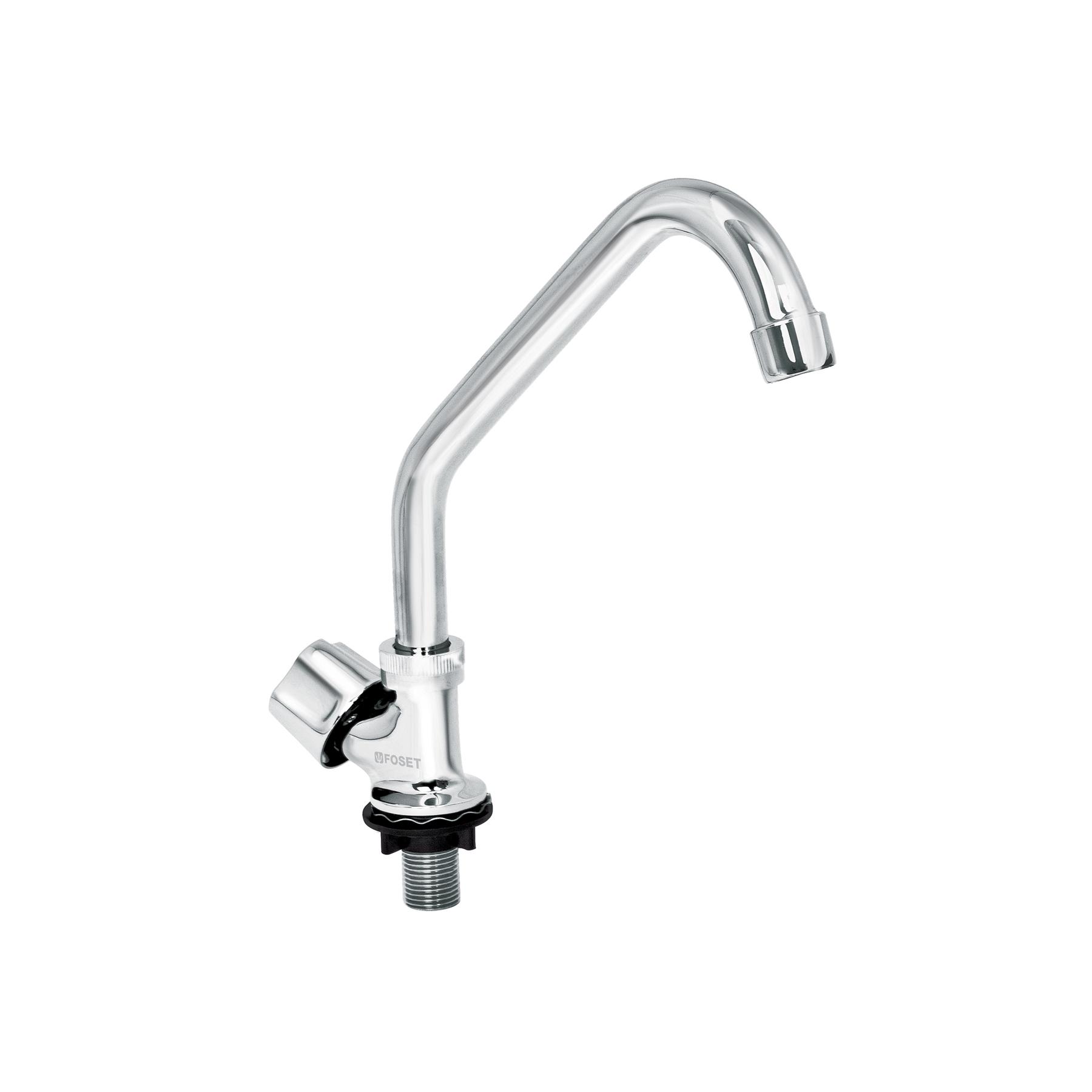 LLAVE INDIVIDUAL PARA FREGADERO, CUELLO CORTO, FOSET BASIC