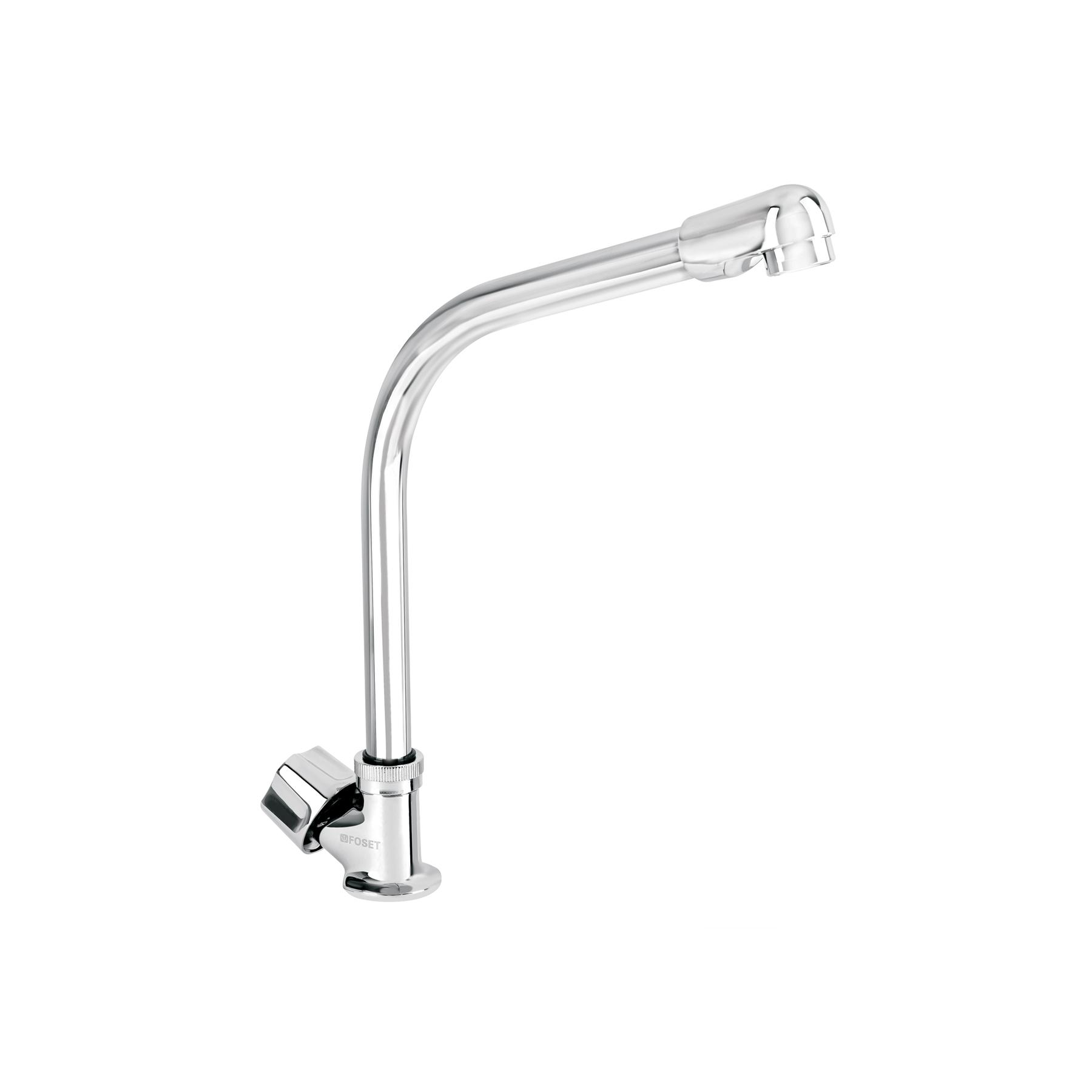 LLAVE INDIVIDUAL PARA FREGADERO, CUELLO COBRA, FOSET BASIC