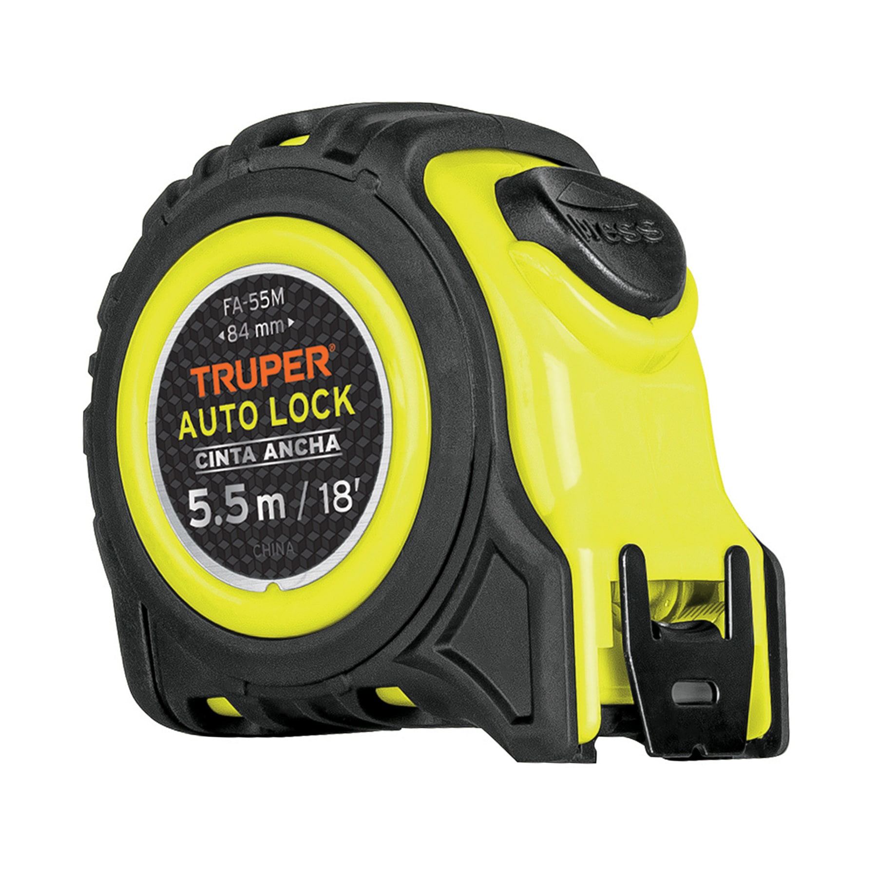 FLEXÓMETRO AUTO-LOCK CONTRA IMPACTOS 5.5 M CINTA 25 MM