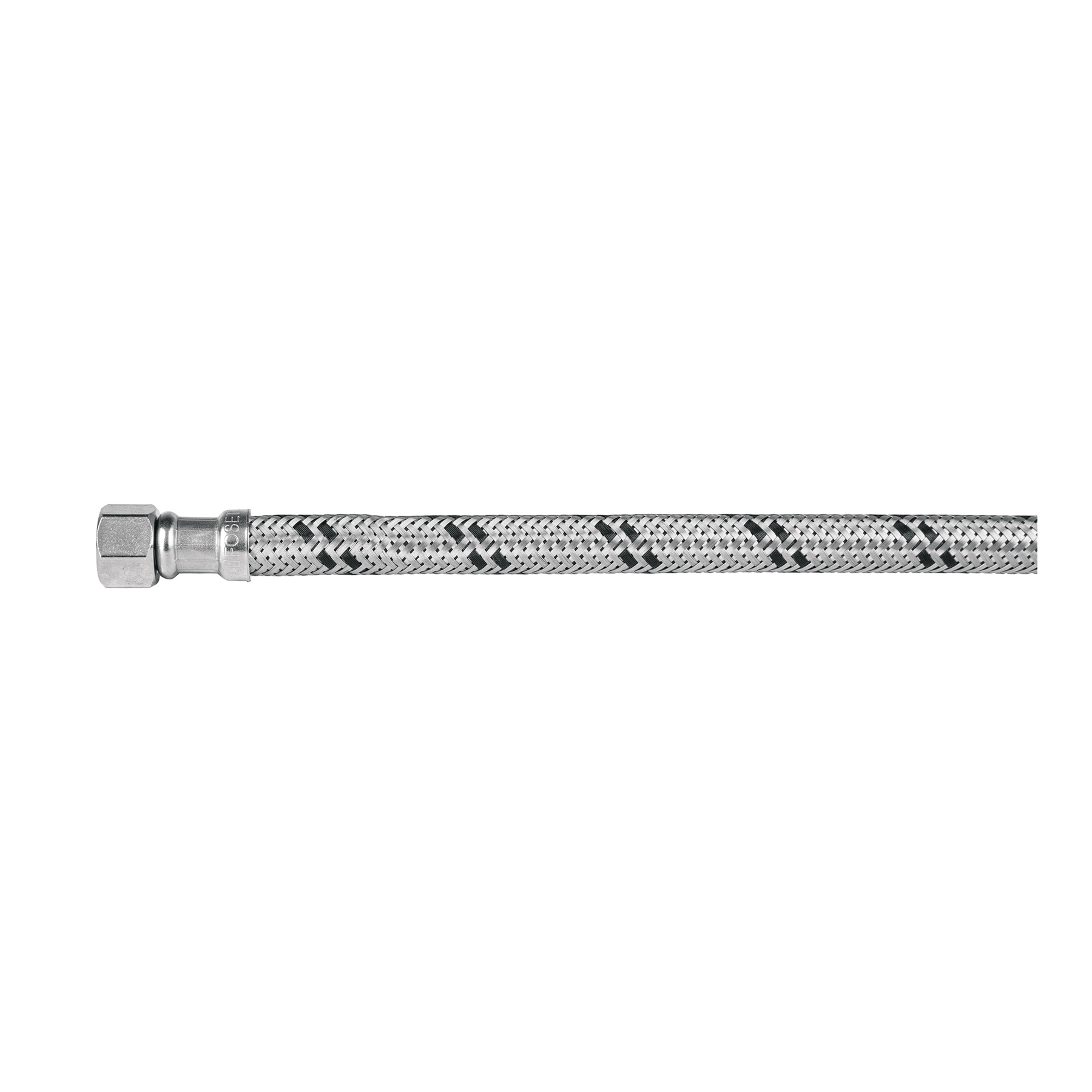 MANGUERA 'T', ACERO INOX, 55 CM, PARA LAVABO, LATAM, FOSET