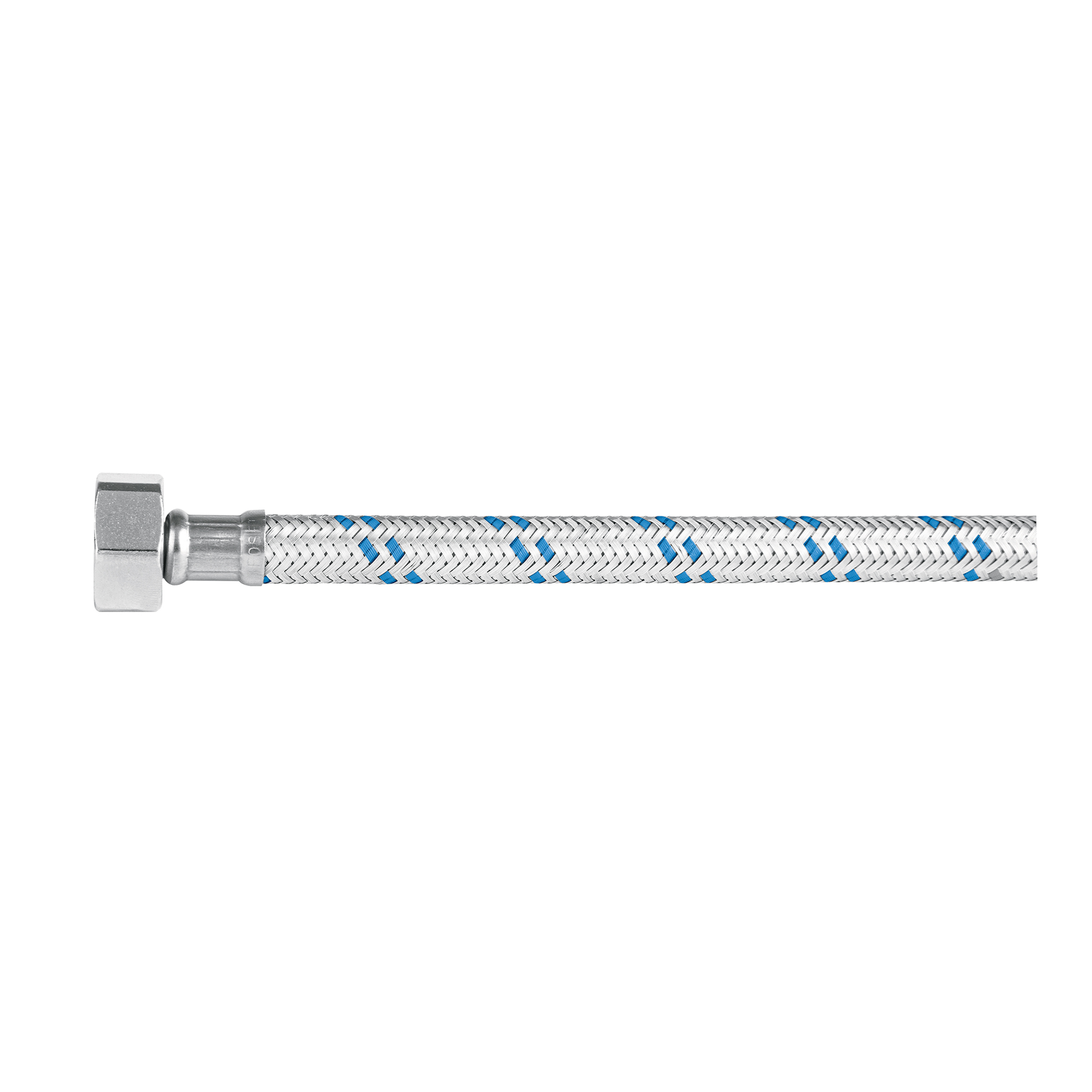 MANGUERA PARA WC, ALUMINIO, 35 CM, 1/2' X 7/8', FOSET