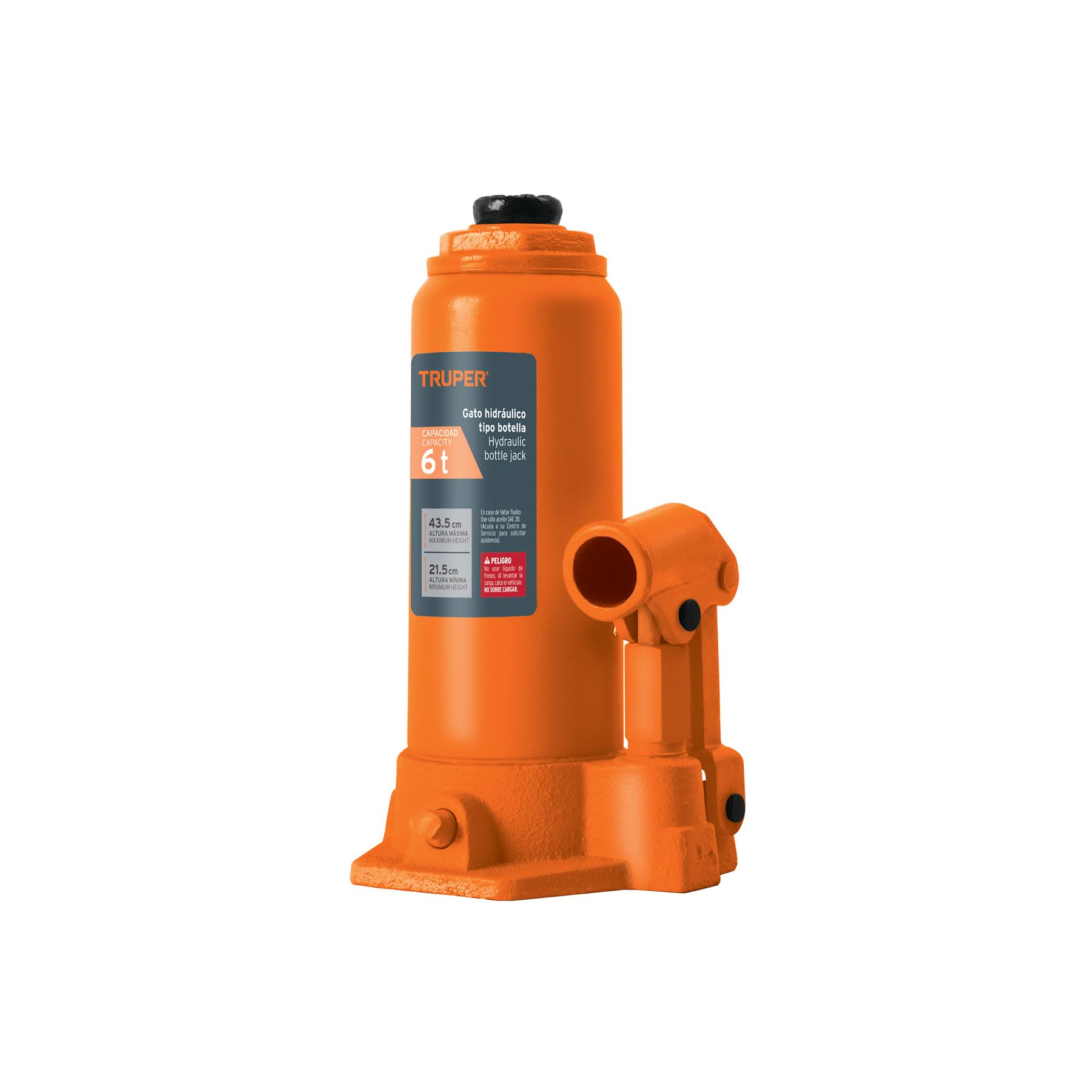 GATO HIDRÁULICO DE BOTELLA DE 6 TON, TRUPER
