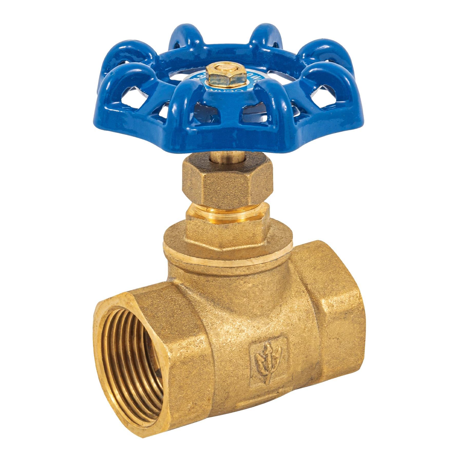 VÁLVULA DE GLOBO DE LATÓN, ROSCABLE DE 1', FOSET