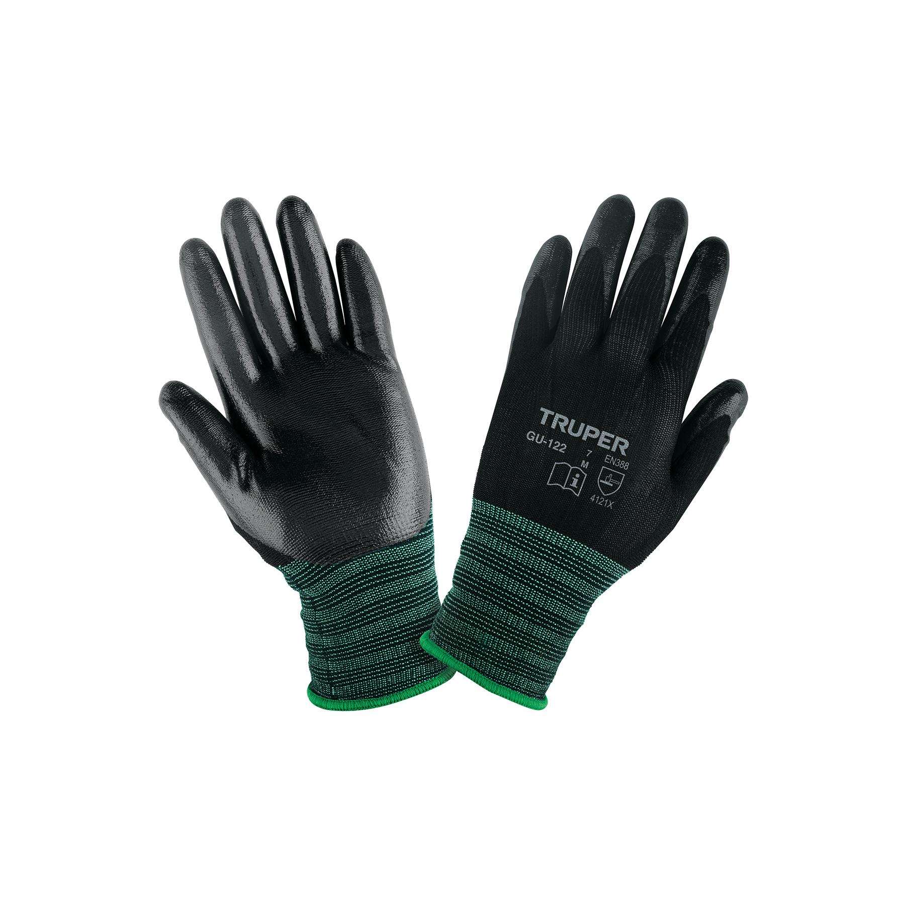 GUANTES DE NYLON RECUBIERTOS DE NITRILO, M, TRUPER