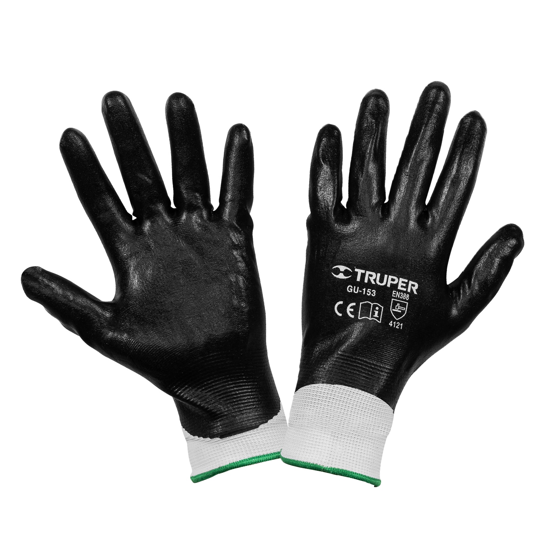 GUANTES DE POLIÉSTER CON RECUBRIMIENTO DE NITRILO, G, TRUPER