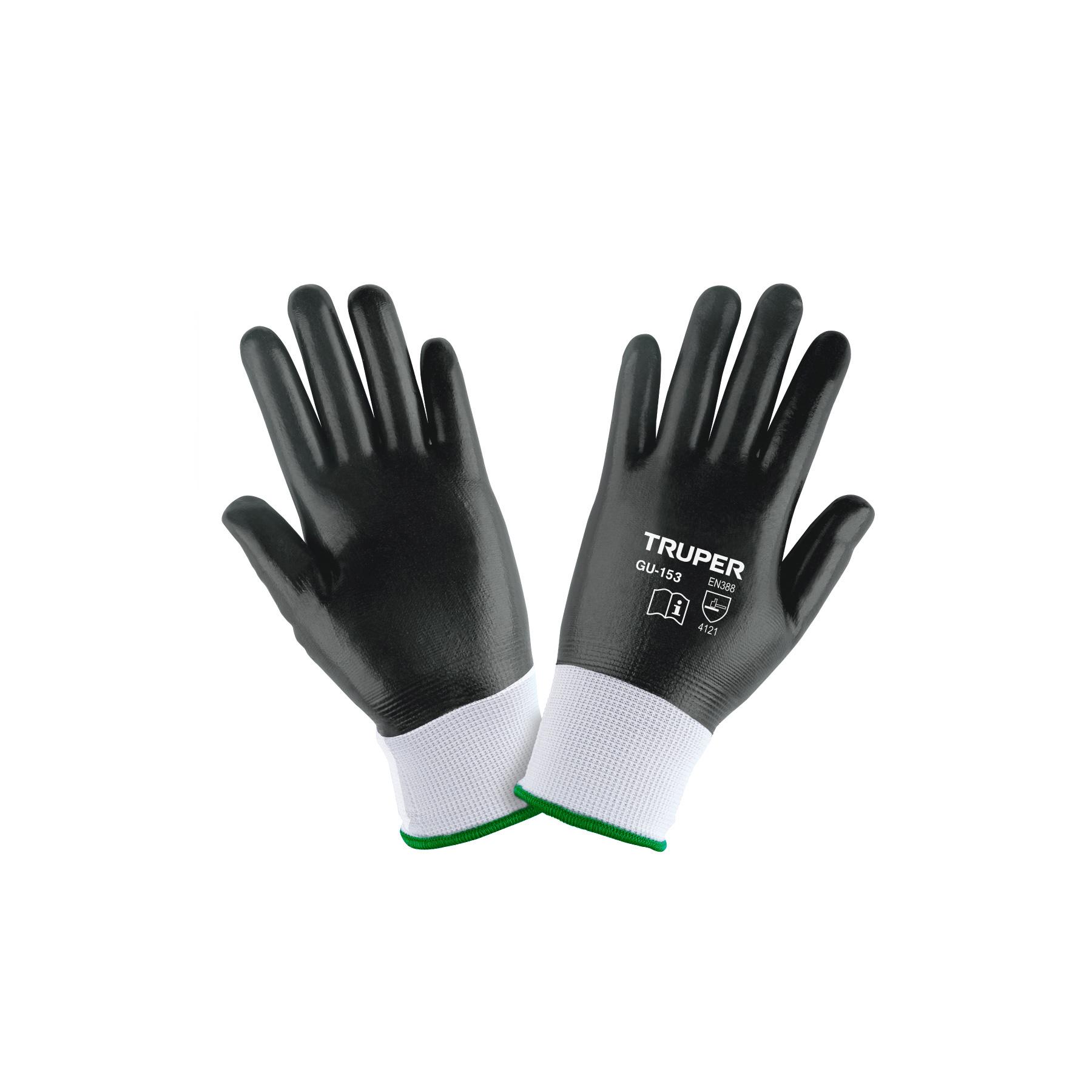 GUANTES DE POLIÉSTER CON RECUBRIMIENTO DE NITRILO, G, TRUPER