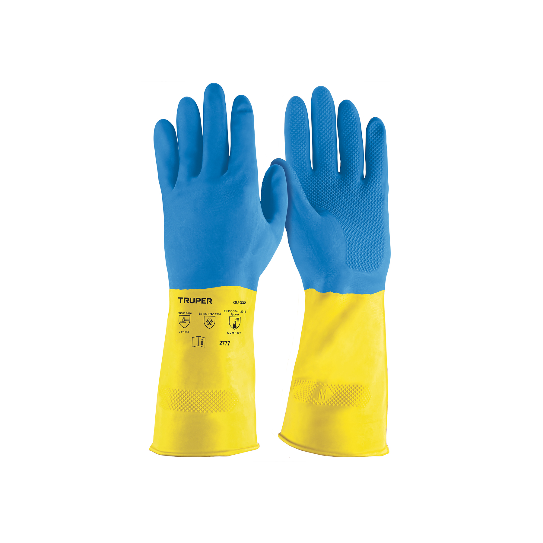 GUANTES DE LÁTEX REFORZADOS PARA LIMPIEZA, MEDIANOS, TRUPER