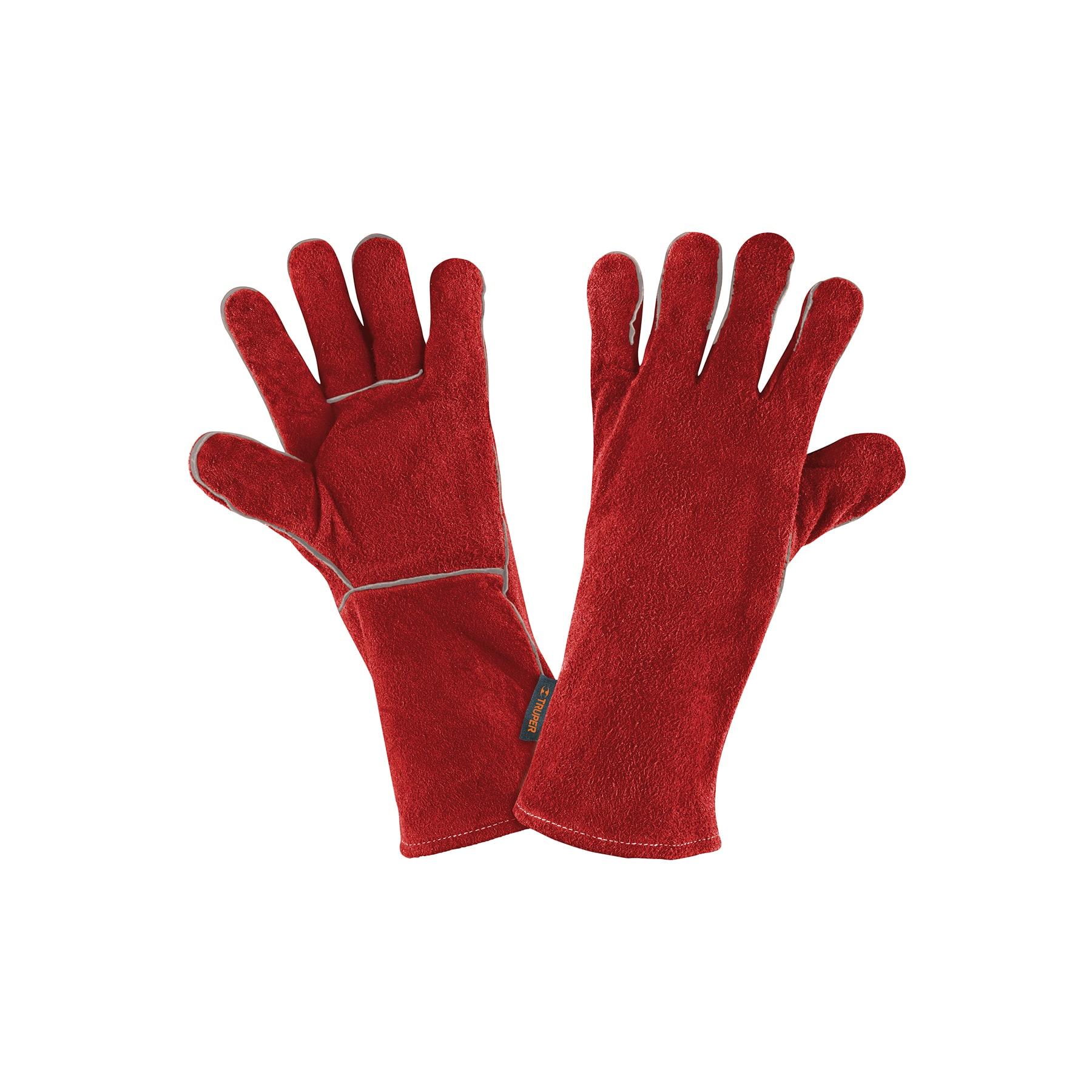 GUANTES ROJOS PARA SOLDADOR, TRUPER