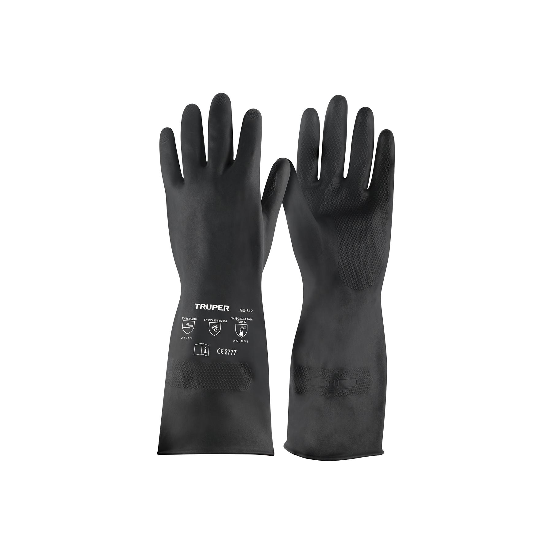 GUANTES DE NEOPRENO P/MANEJO DE QUÍMICOS, MEDIANOS, TRUPER