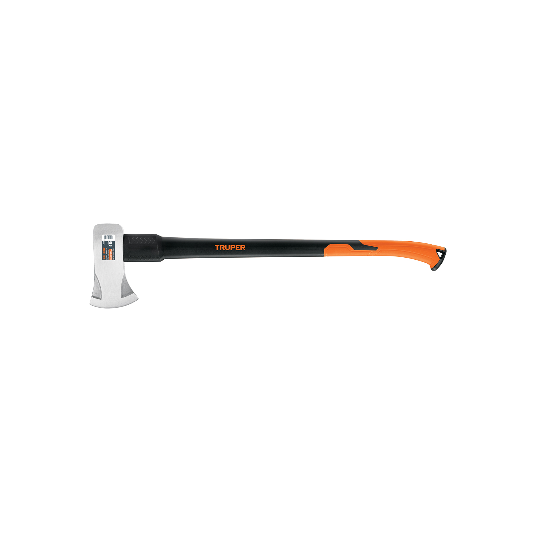 HACHA MICHIGAN 4 LB, MANGO FIBRA DE VIDRIO 34', TRUPER