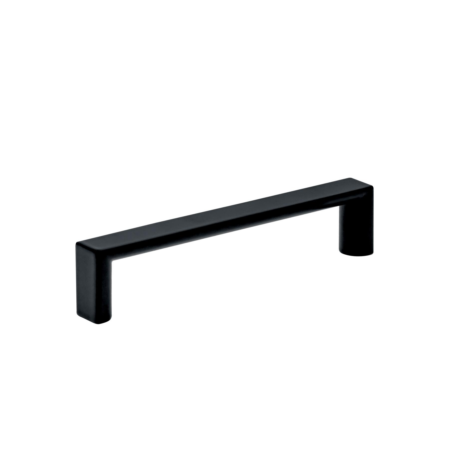 JALADERA DE ZINC ACABADO NEGRO PARA MUEBLE, 96 MM, ANDAMIO