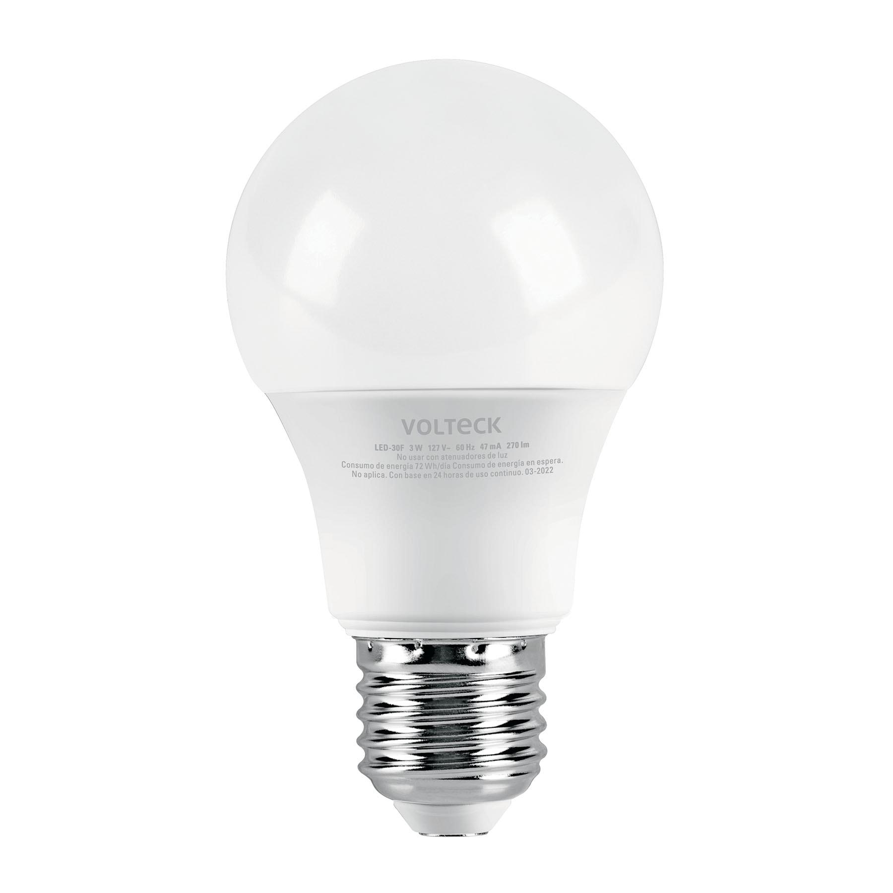 LÁMPARA LED A19 3 W (EQUIV. 25 W), LUZ DE DÍA, BLÍSTER