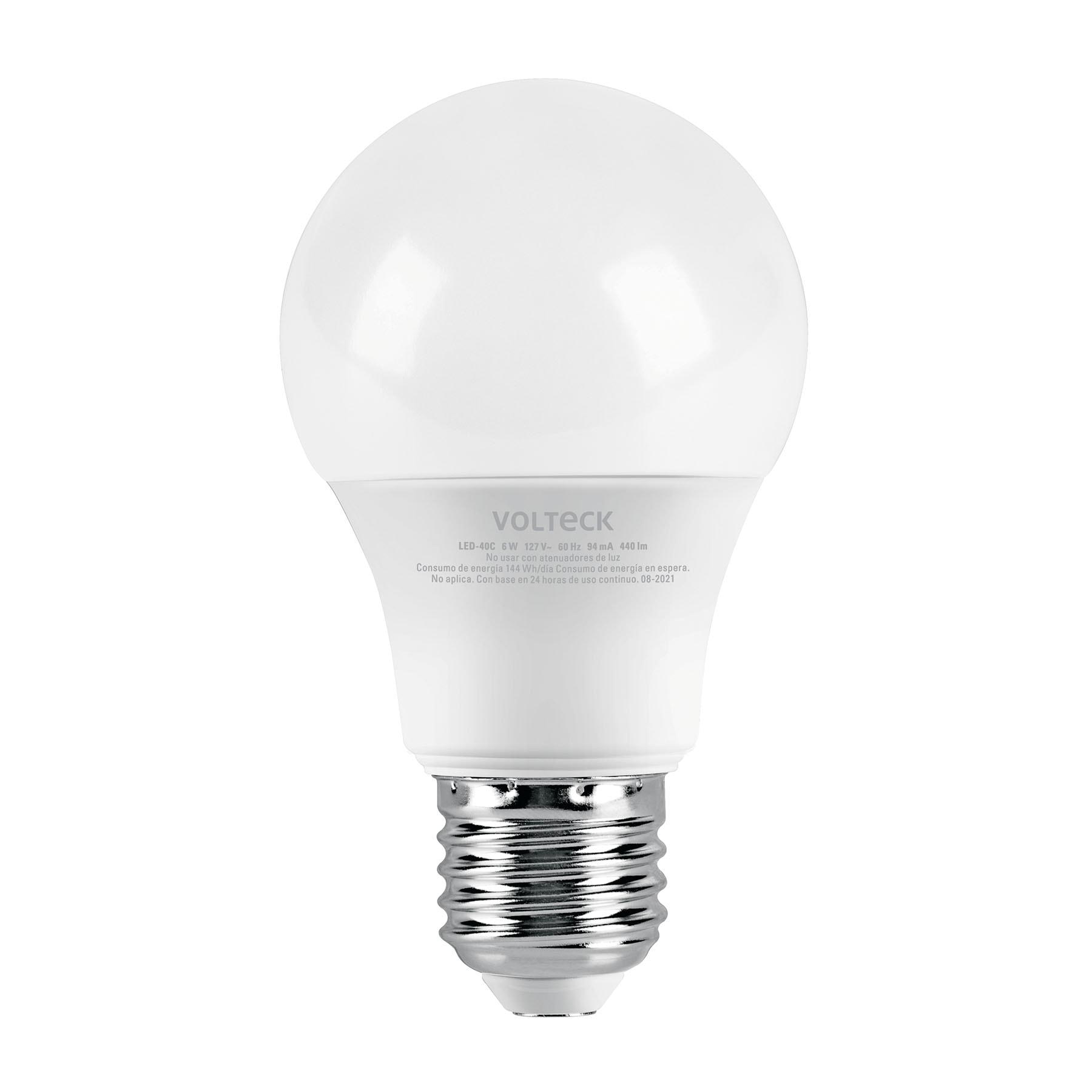 LÁMPARA LED A19 6 W (EQUIV. 40 W), LUZ CÁLIDA, BLÍSTER