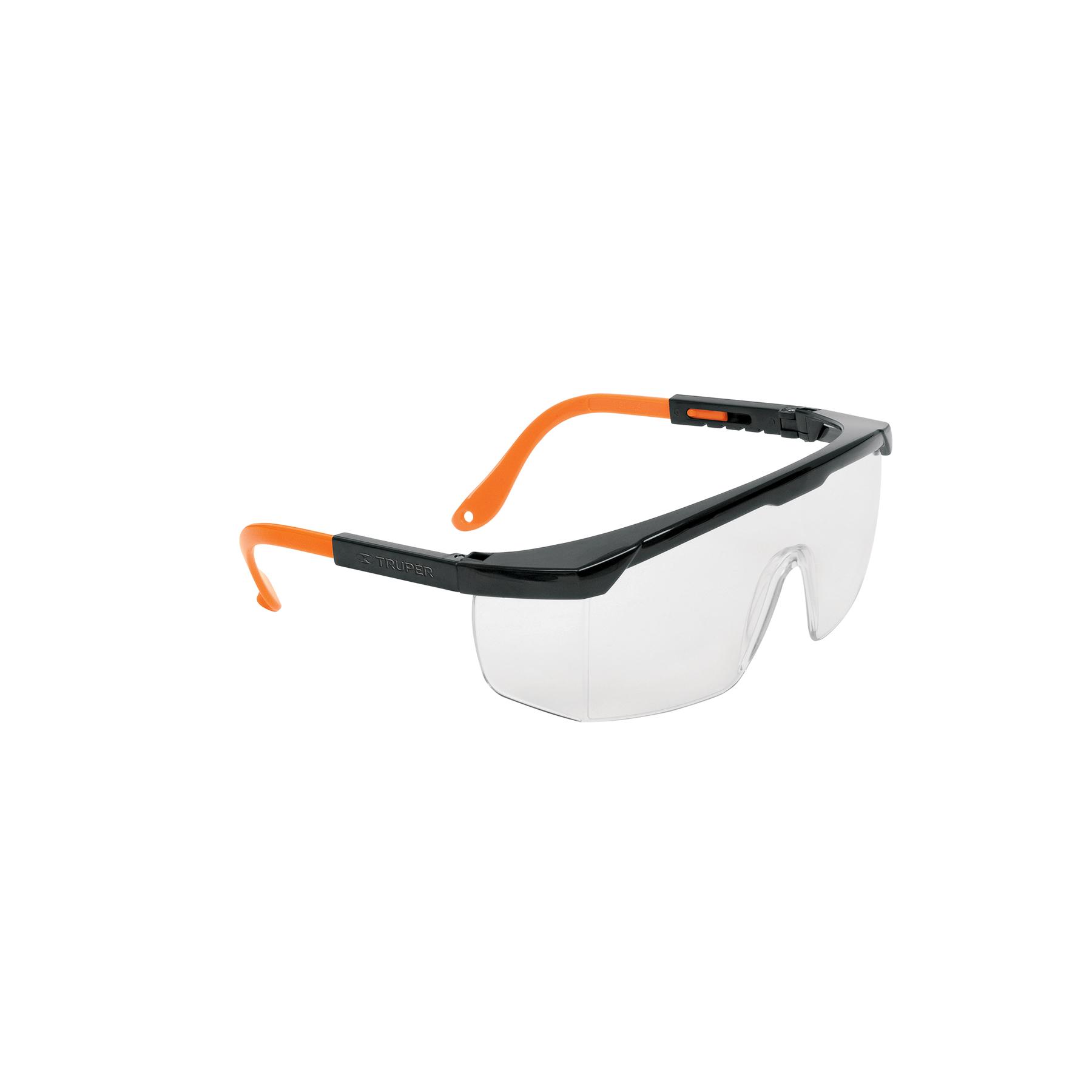 LENTES DE SEGURIDAD AJUSTABLES TRANSPARENTES, TRUPER CLASSIC