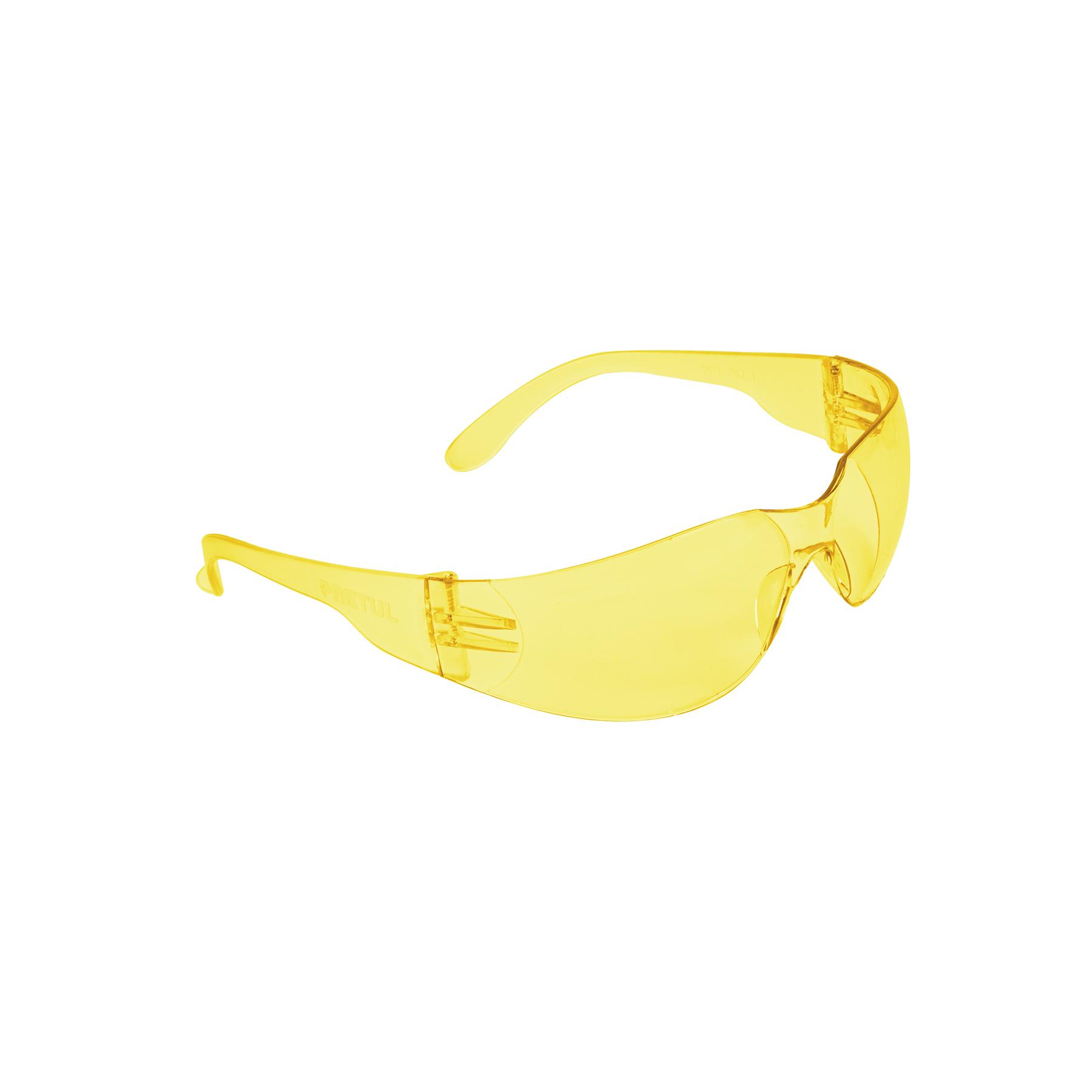 LENTES DE SEGURIDAD ÁMBAR, PRETUL LITE