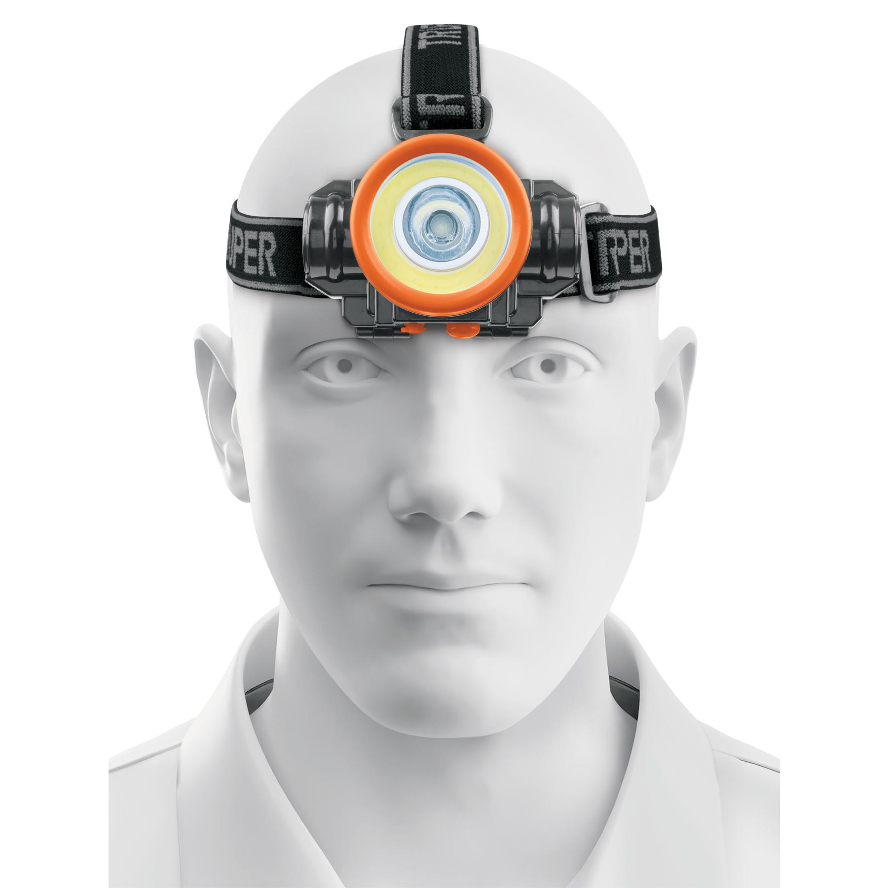 LINTERNA DE MINERO LED/COB 80 LM RECARGABLE, TRUPER