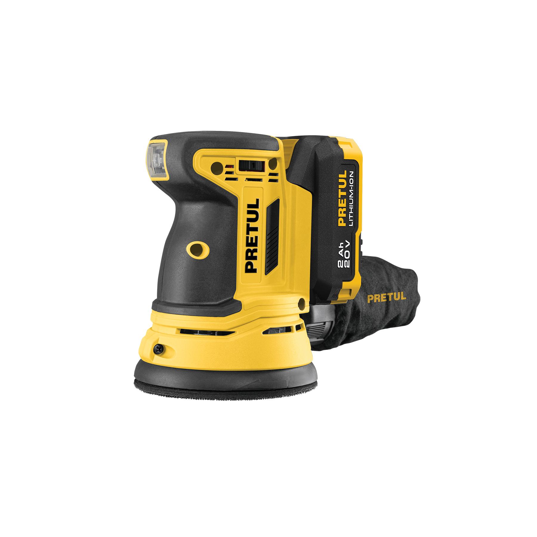 "LIJADORA ROTO ORBITAL INALÁMBRICA 5"", 0.05 HP, 20 V"