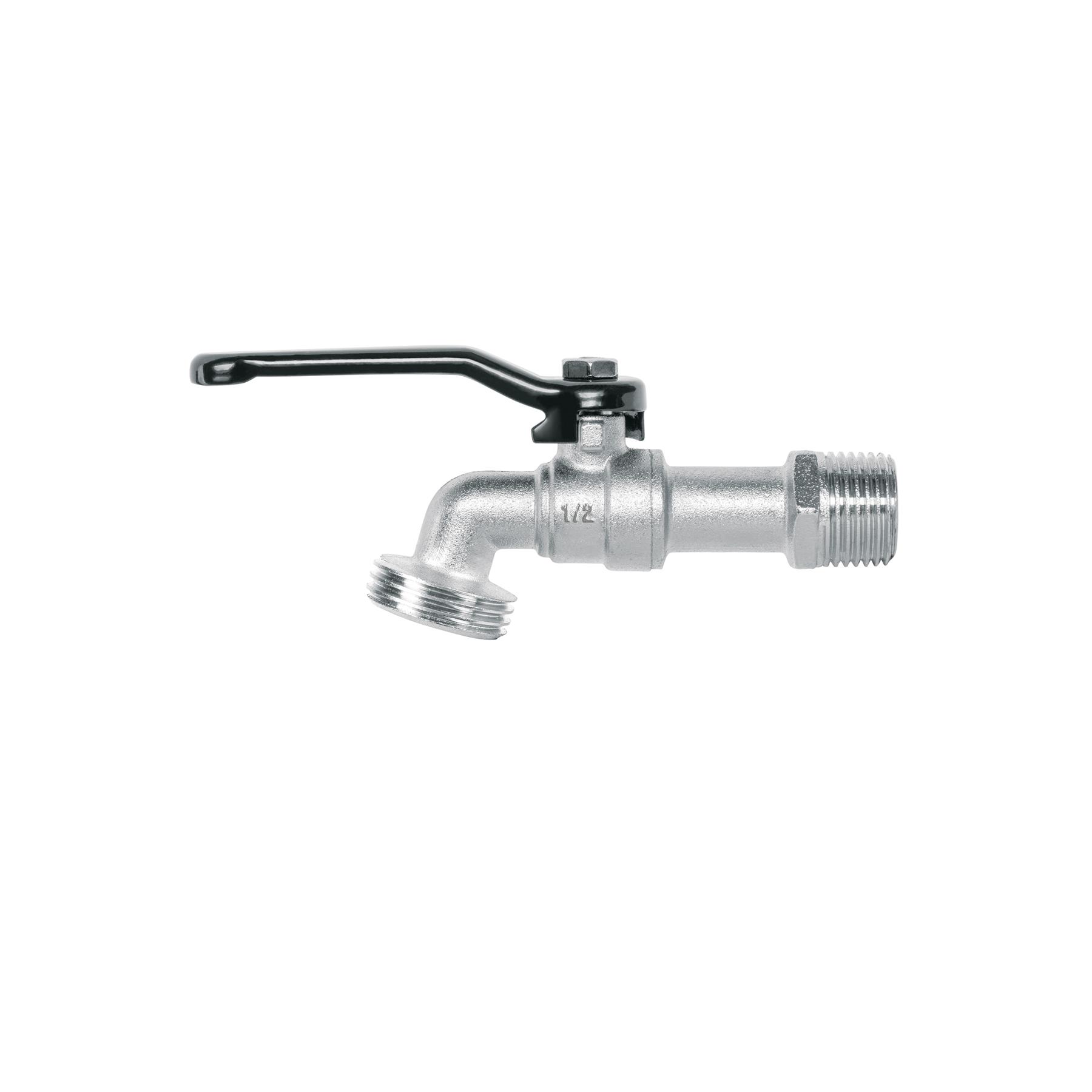 LLAVE DE ESFERA DE ZINC 1/2', 110 G, S/ADAPTADOR, PRETUL