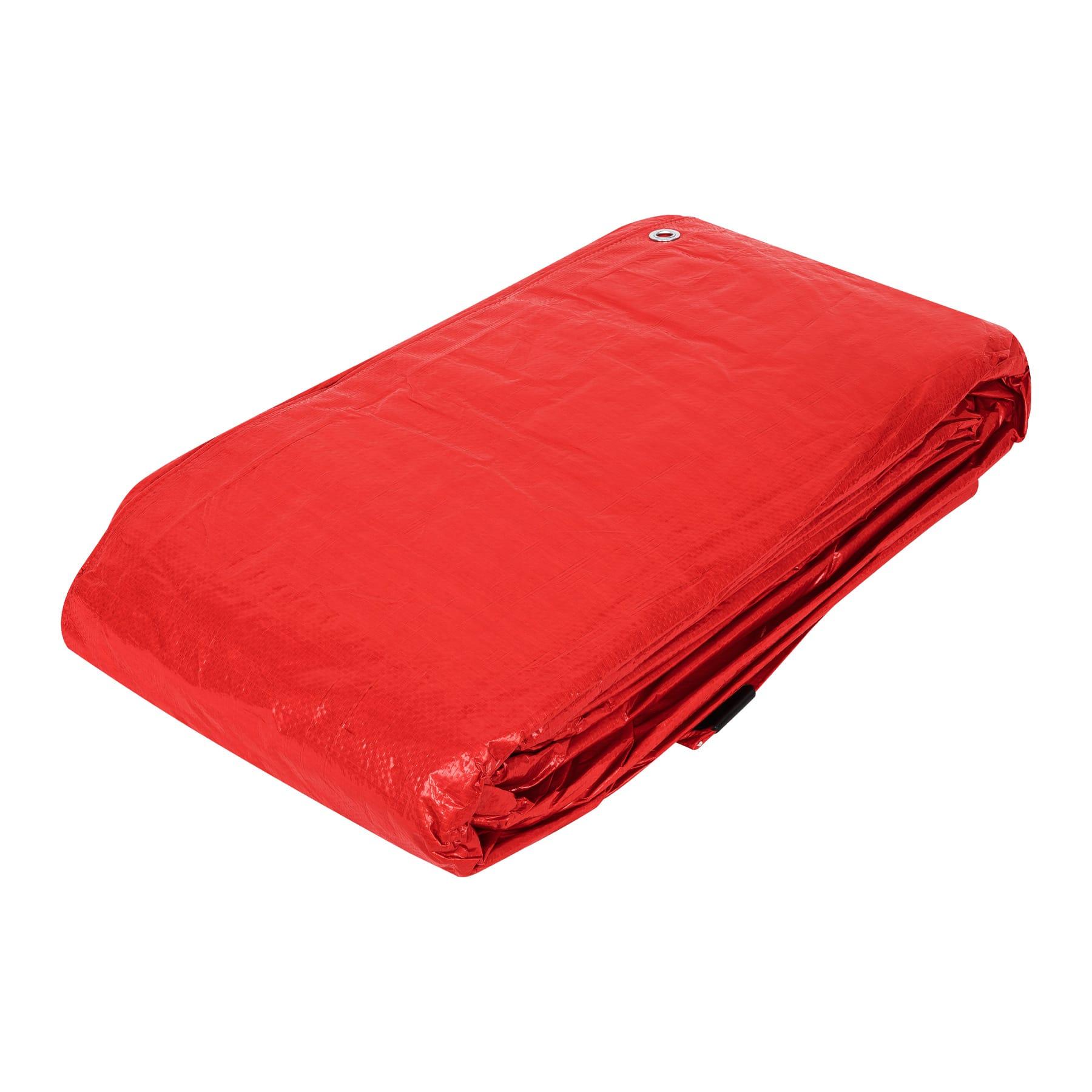 LONA 6 X 12 M, ROJA, PRETUL