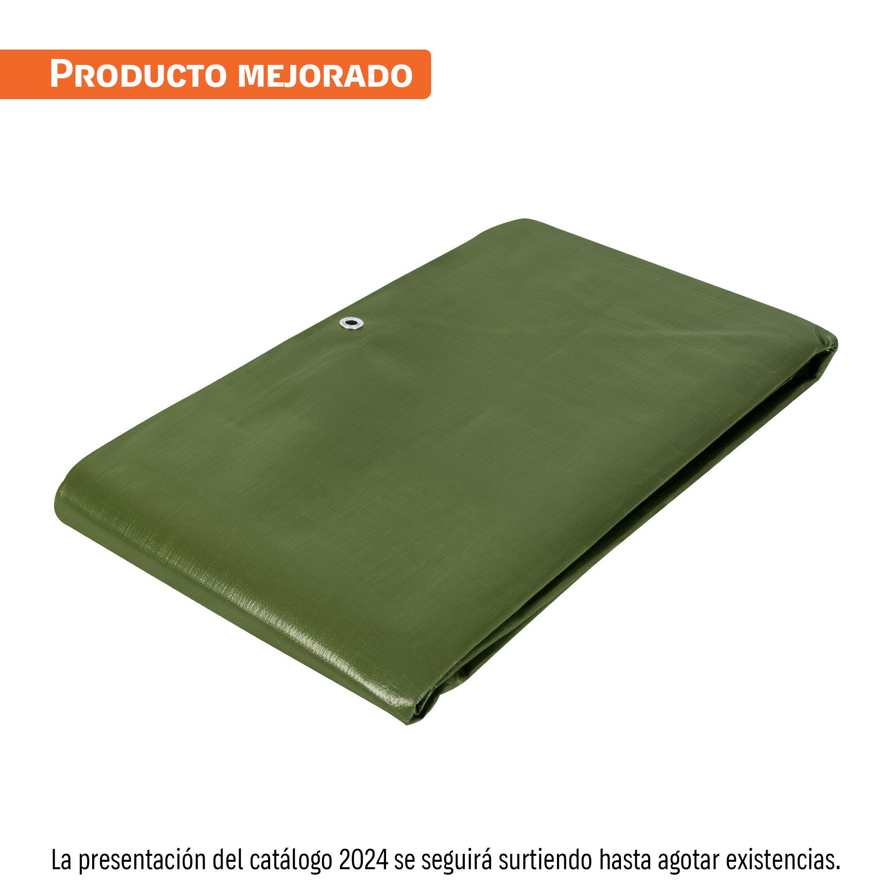 LONA USO RUDO, VERDE OLIVO, 4 X 5 M, TRUPER EXPERT