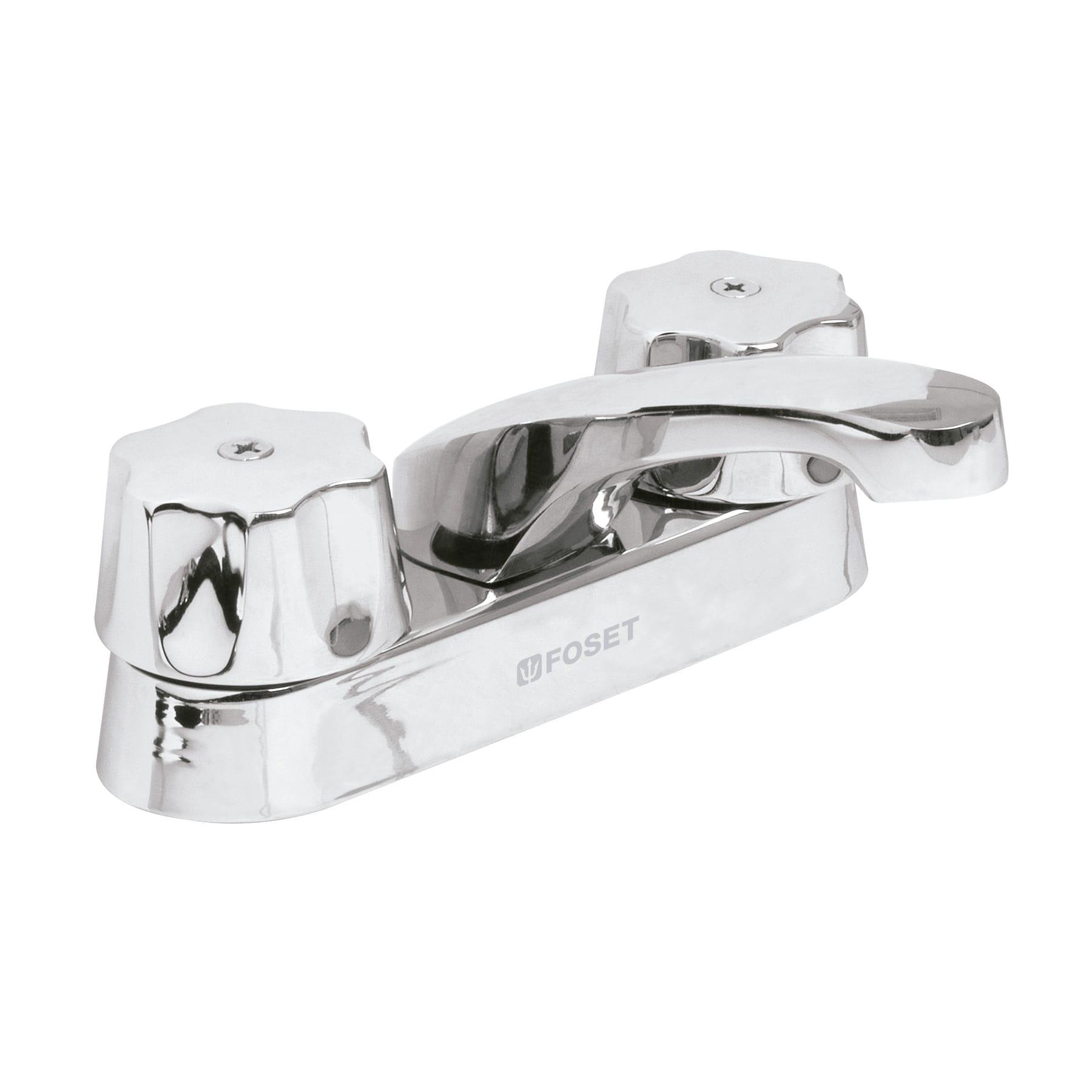 MEZCLADORA 4' PARA LAVABO, NARIZ LARGA, CARTUCHO CERÁMICO