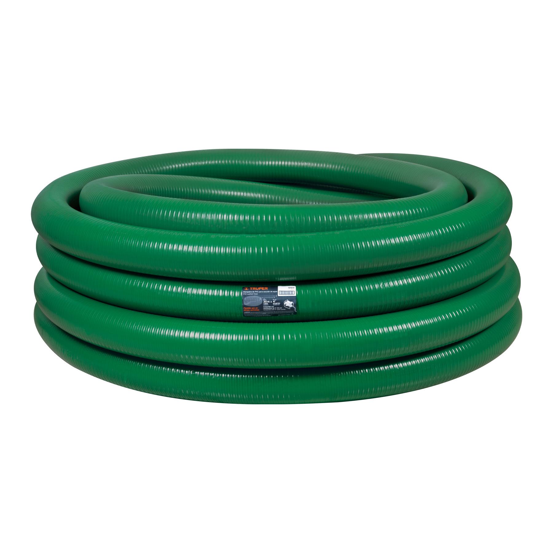 METRO MANGUERA RÍGIDA 4' SUCCIÓN PARA MOTOBOMBA, ROLLO 30 M