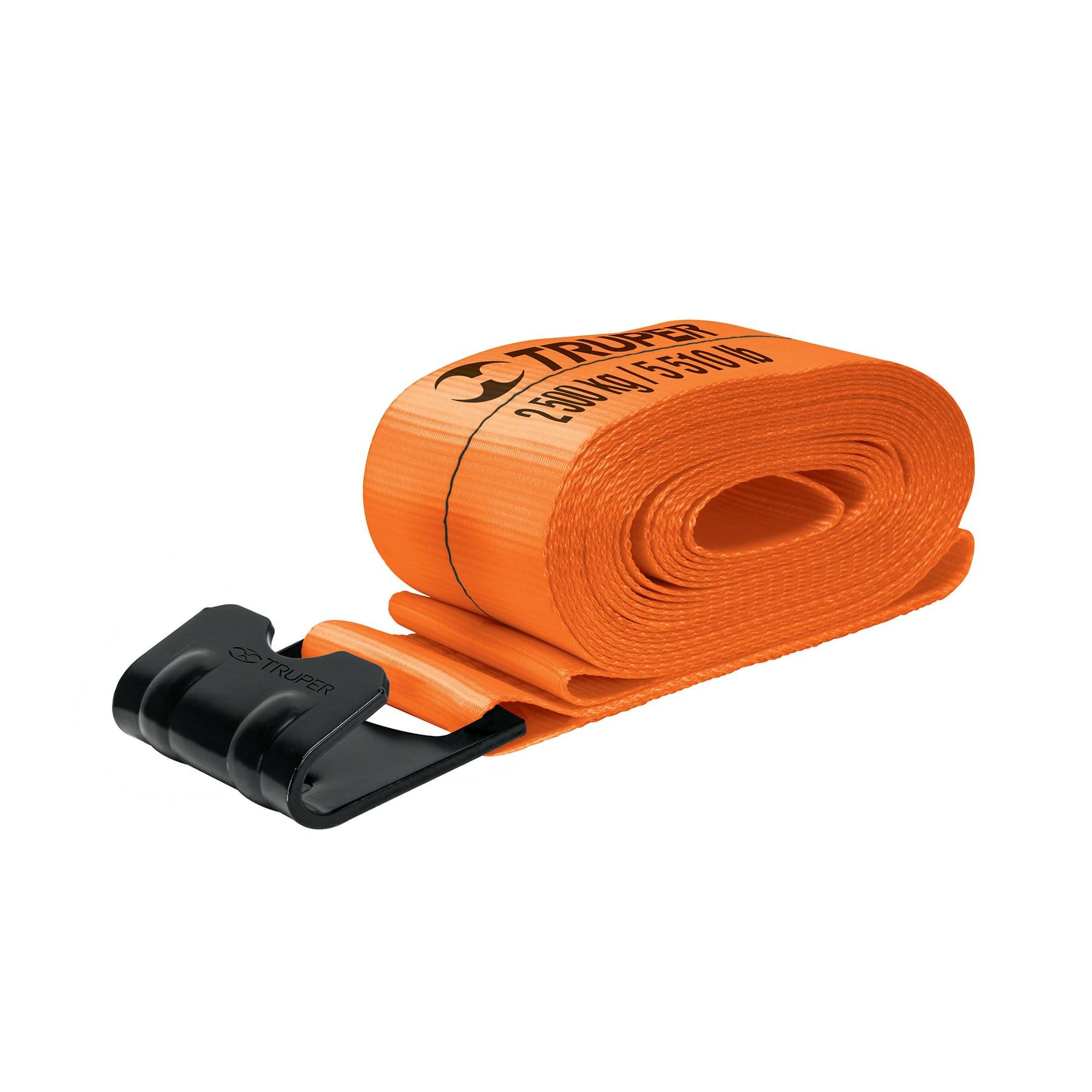 BANDA DE 4' X 9 M CON GANCHO PLANO PARA MALACATE, TRUPER