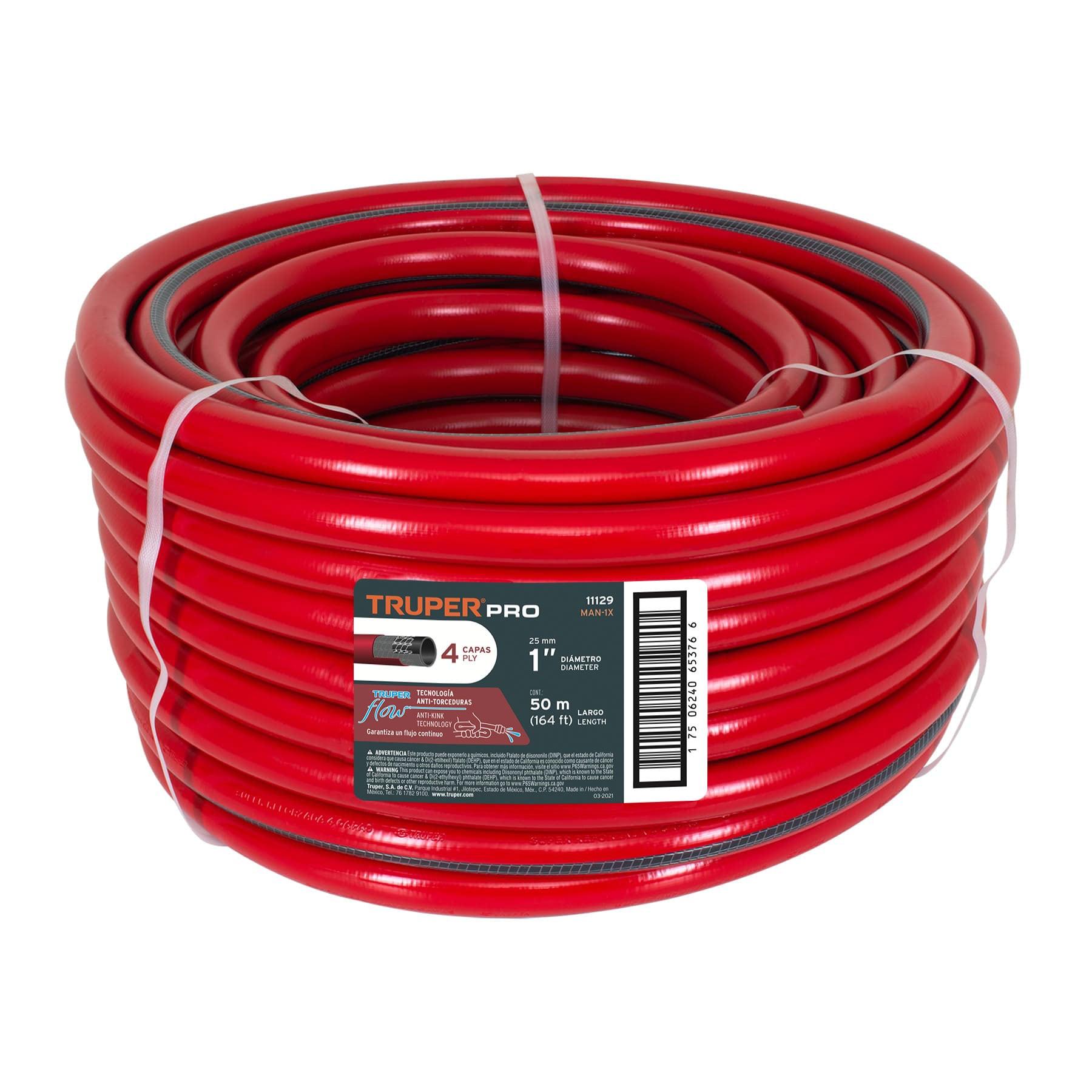 METRO DE MANGUERA 1' 4 CAPAS EN ROLLO DE 50 M, TRUPER