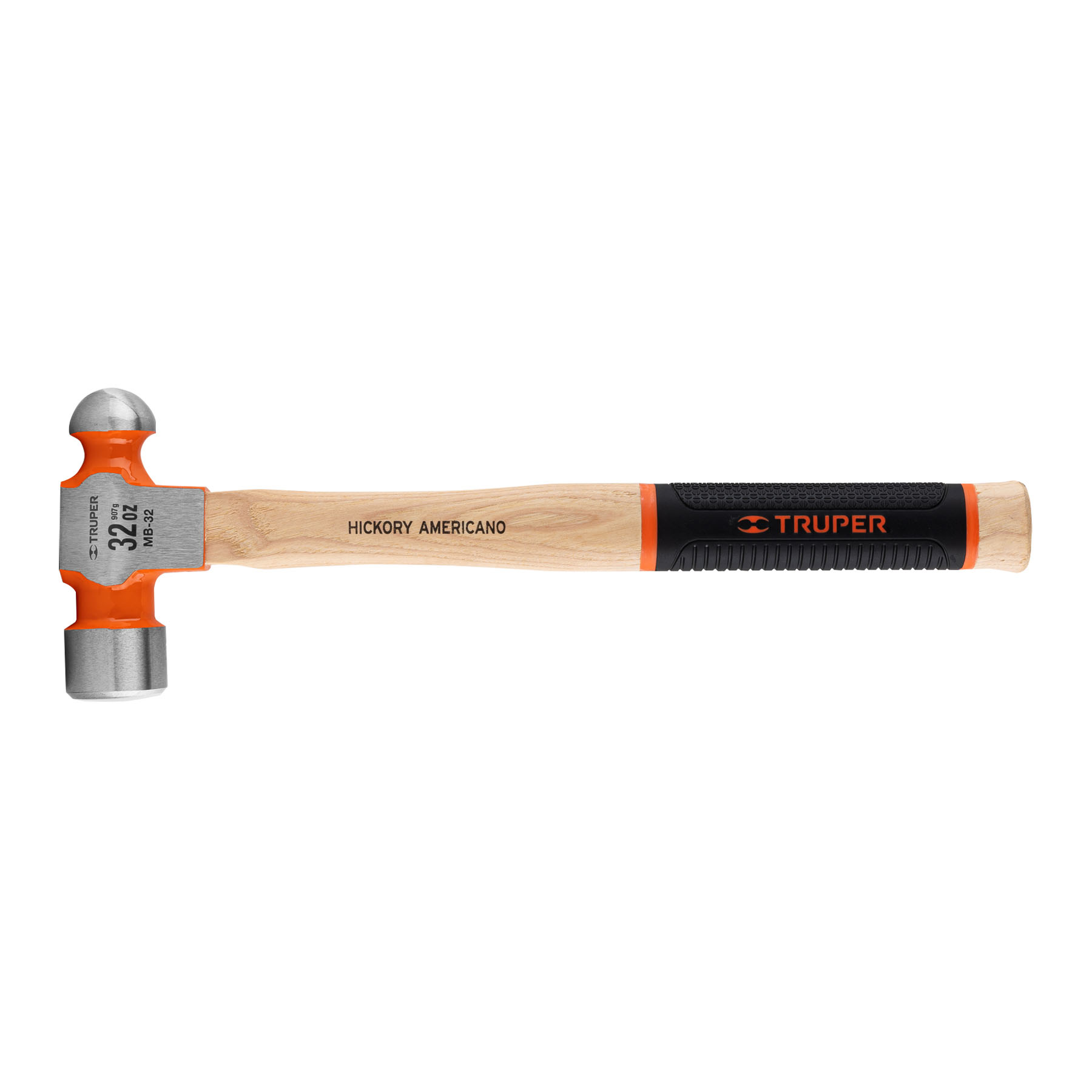 MARTILLO PULIDO DE BOLA 32 OZ MANGO HICKORY, TRUPER GRIP