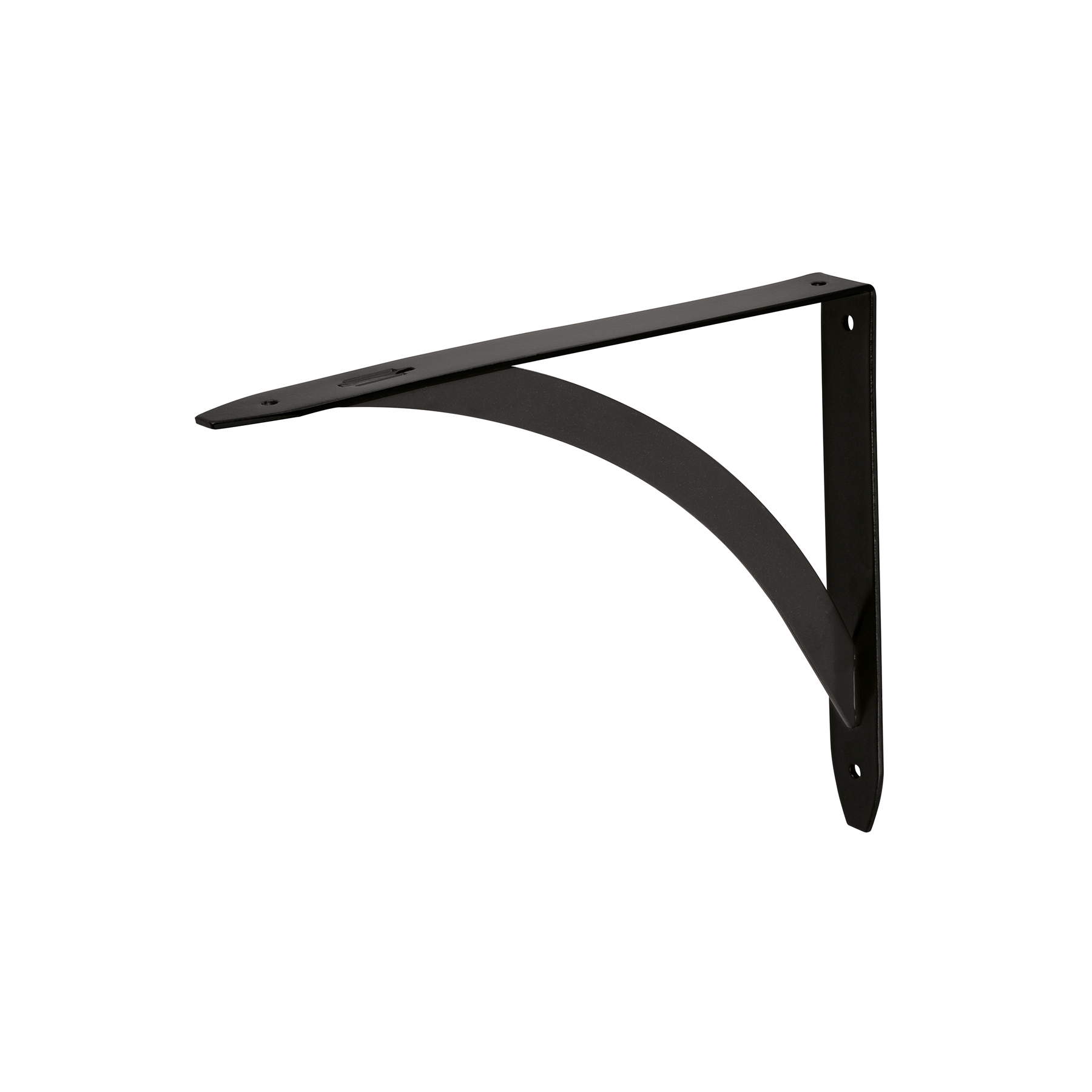 MÉNSULA REFORZADA NEGRA 8 X 10' DISEÑO BARRA, FIERO