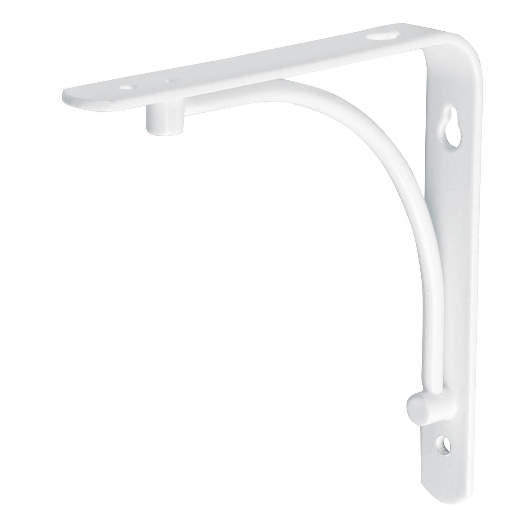 MÉNSULA REFORZADA BLANCA 6 X 6' DISEÑO ALAMBRÓN, FIERO