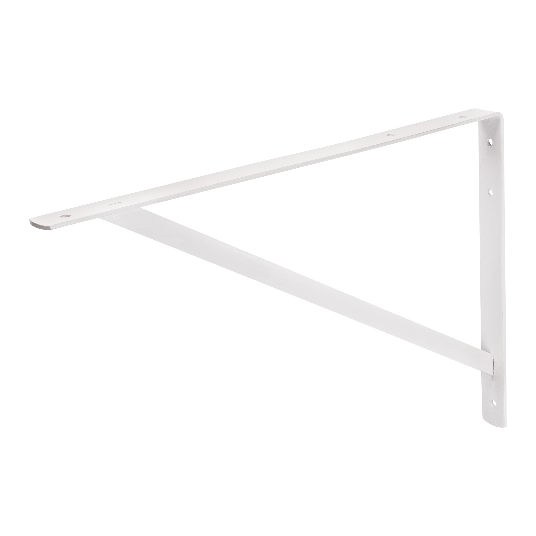 MÉNSULA DE ACERO REFORZADA BLANCA 13 X 20', FIERO