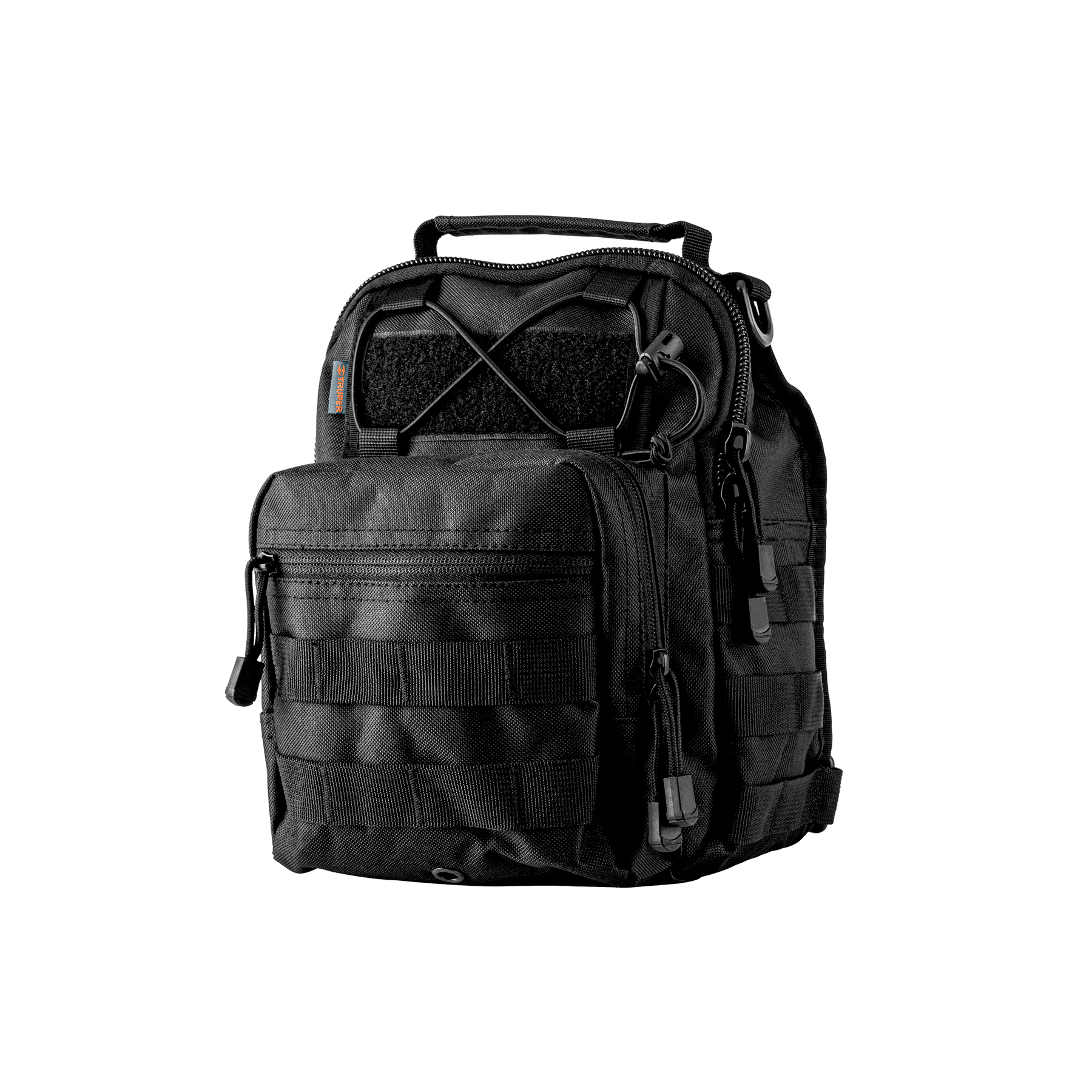 MOCHILA TÁCTICA NEGRA DE HOMBRO, TRUPER