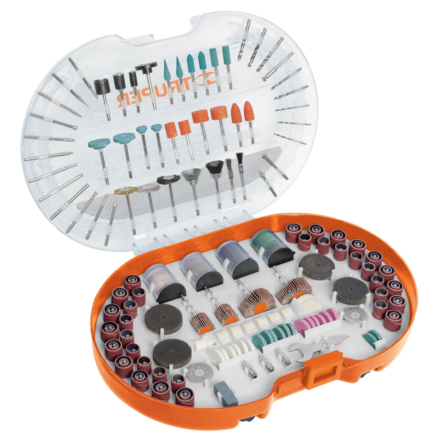 KIT CON 276 ACCESORIOS PARA HERRAMIENTA ROTATIVA, TRUPER