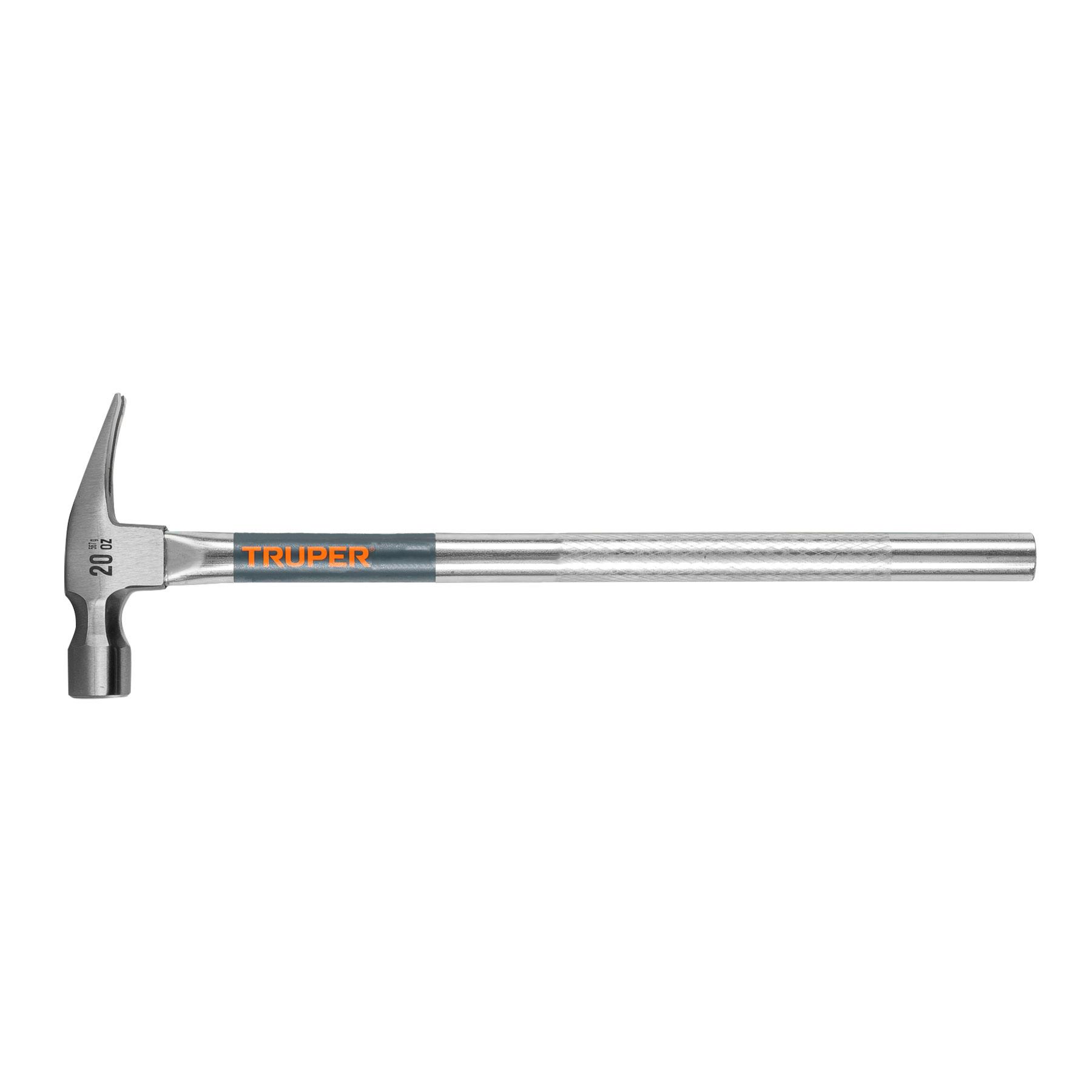 MARTILLO TUBULAR PULIDO 20 OZ UÑA RECTA, TRUPER