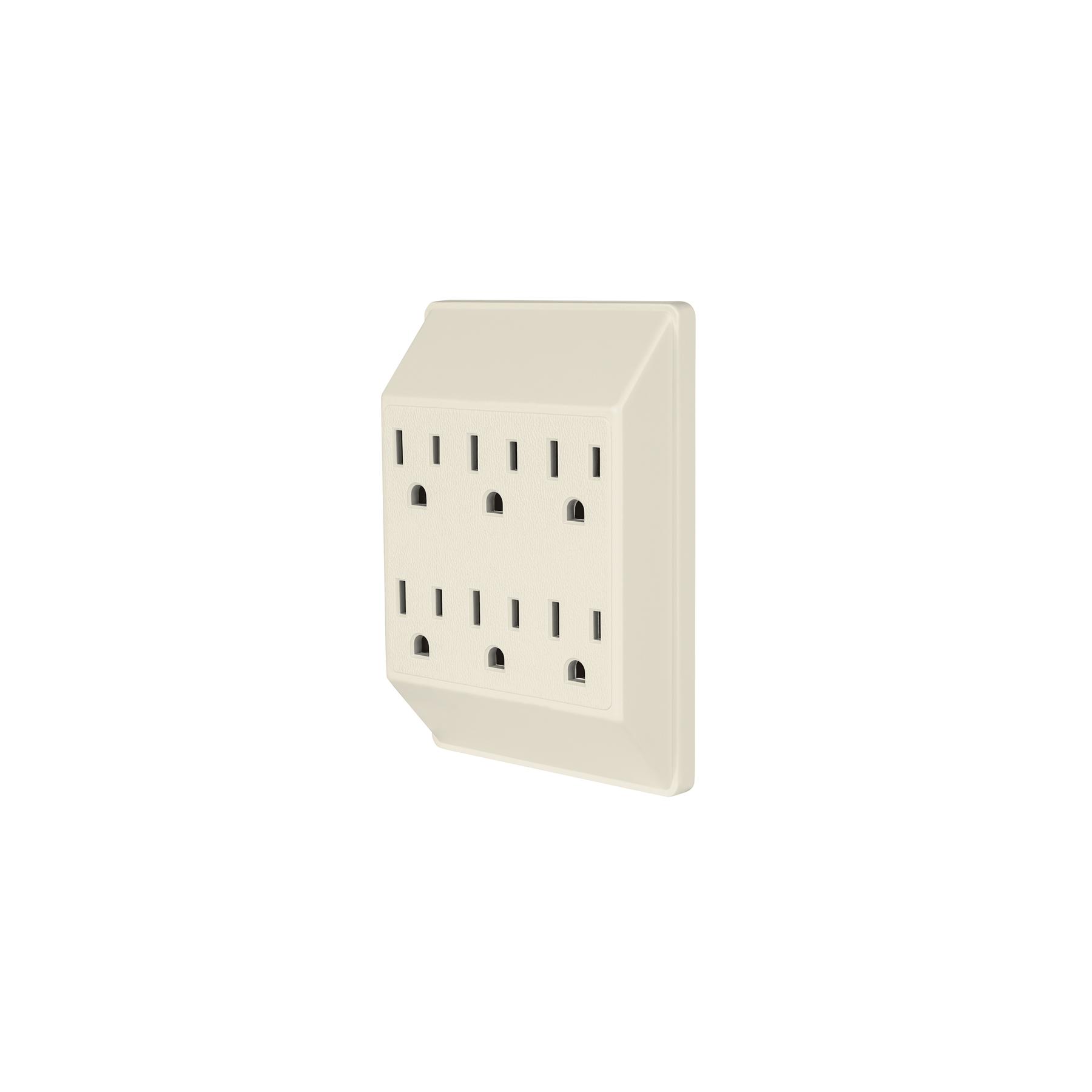 MULTICONTACTO 6 ENTRADAS, ATERRIZADO, CUADRADO, VOLTECK