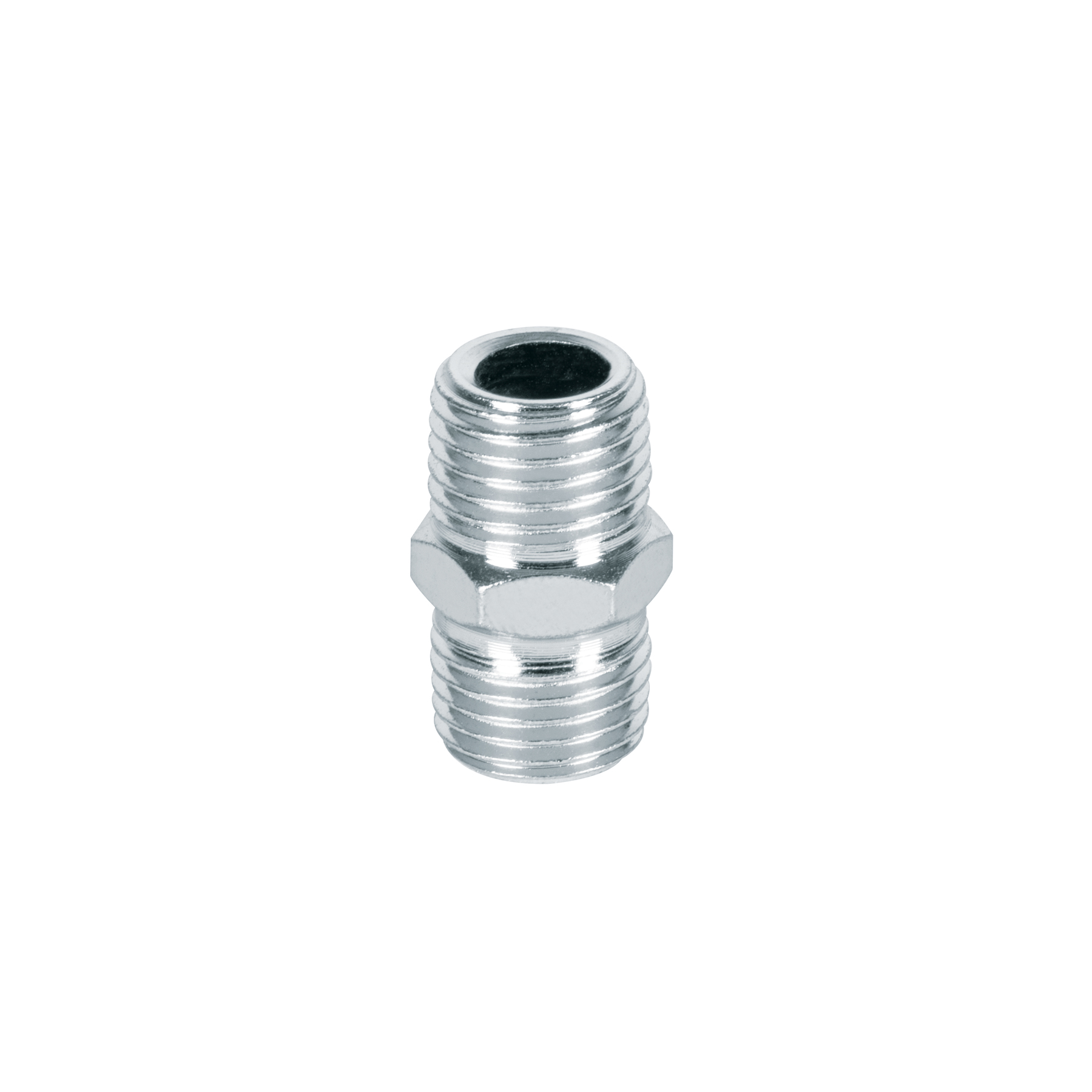 NIPLE ACERO, CUERDA 1/4 NPT, PRETUL