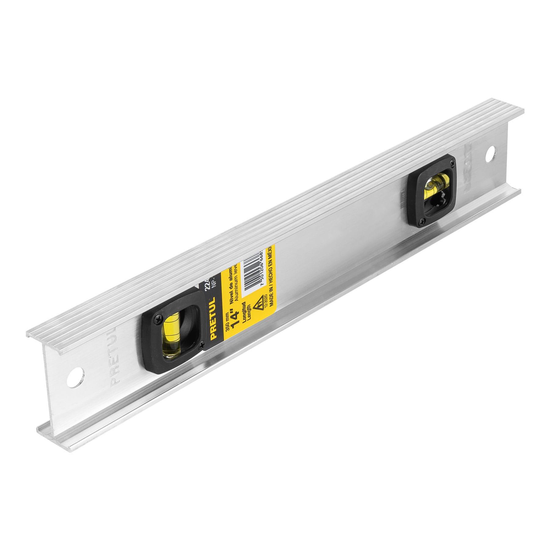 NIVEL DE 14' CUERPO DE ALUMINIO, PRETUL