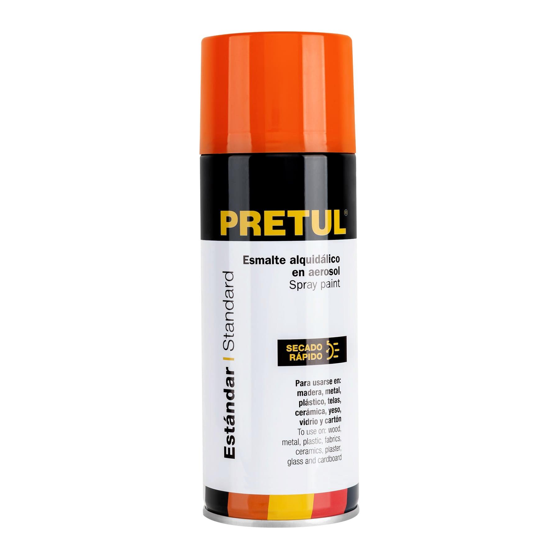 PINTURA EN AEROSOL, NARANJA, 400 ML, PRETUL