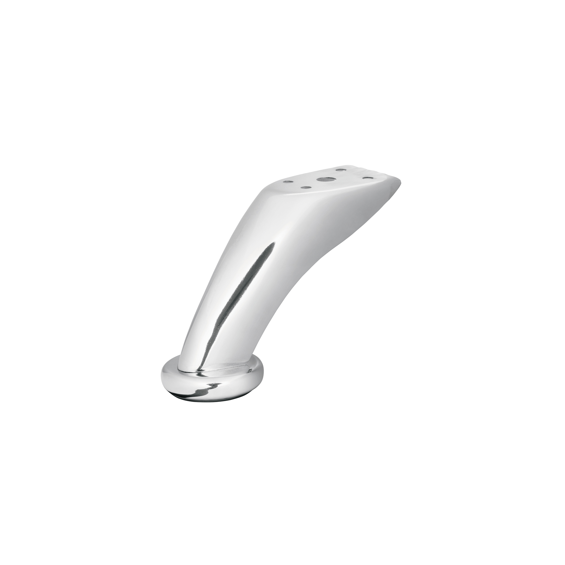 PATA PARA SOFÁ Y MUEBLE, CROMO, 90 MM