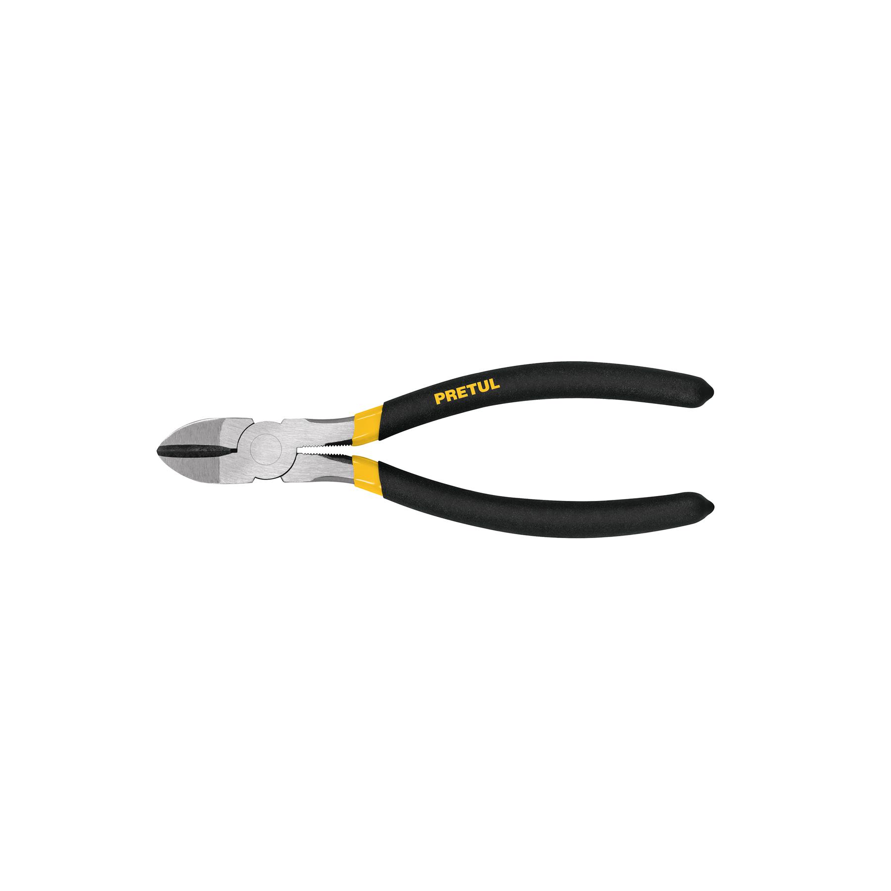 PINZA DE CORTE DIAGONAL 8' MANGO DE VINIL, PRETUL