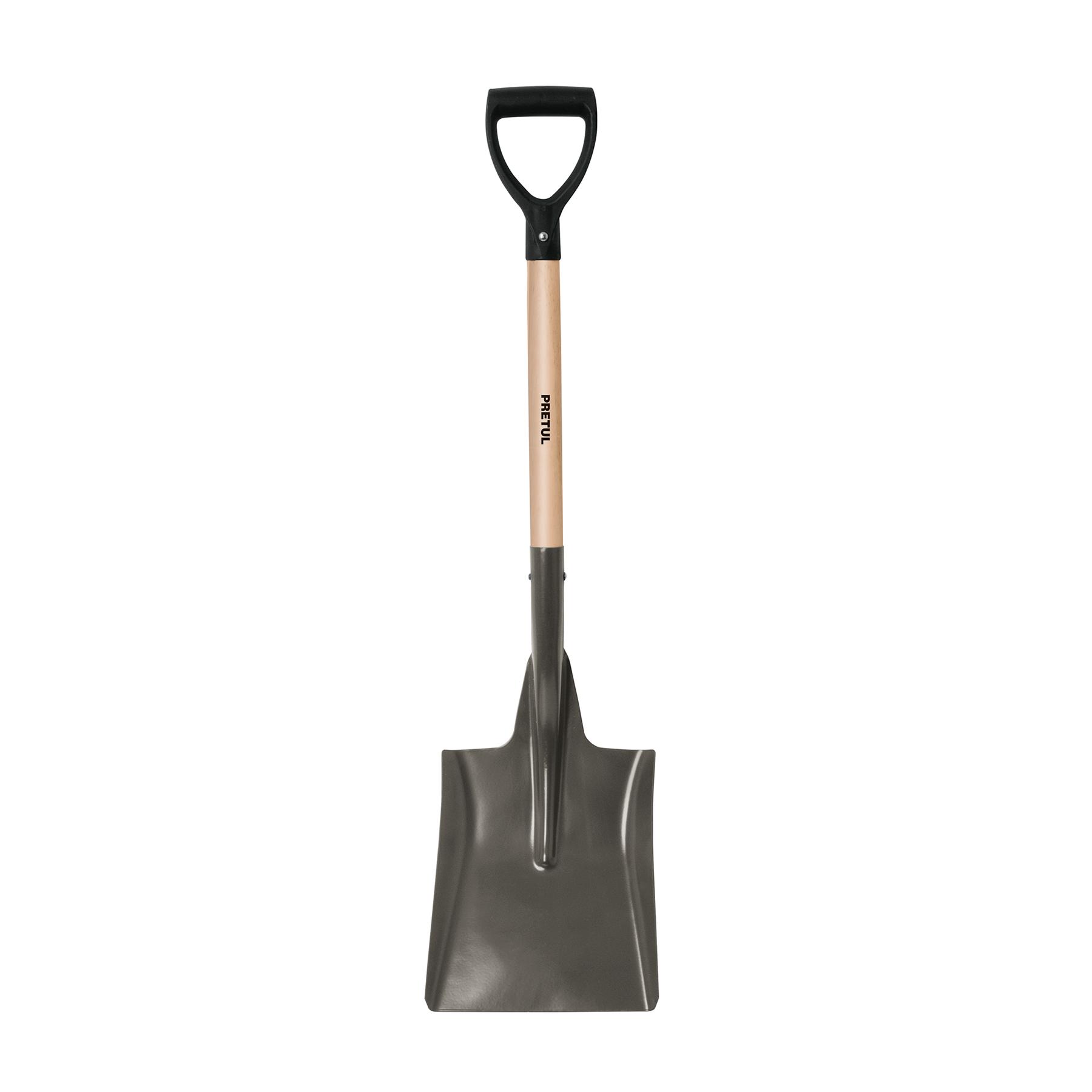 PALA CUADRADA, PUÑO 'Y', MANGO 28', PRETUL