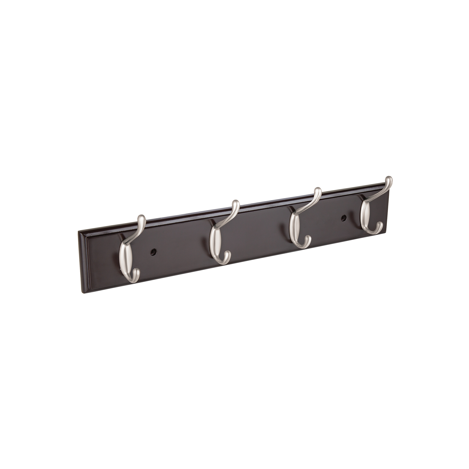 PERCHERO PARA PARED CON 4 GANCHOS SATINADOS, HERMEX