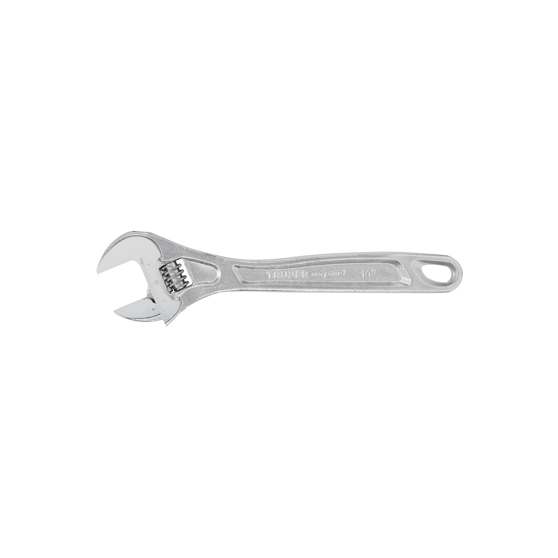 LLAVE AJUSTABLE (PERICO) 10' PROFESIONAL CROMADA, EXPERT